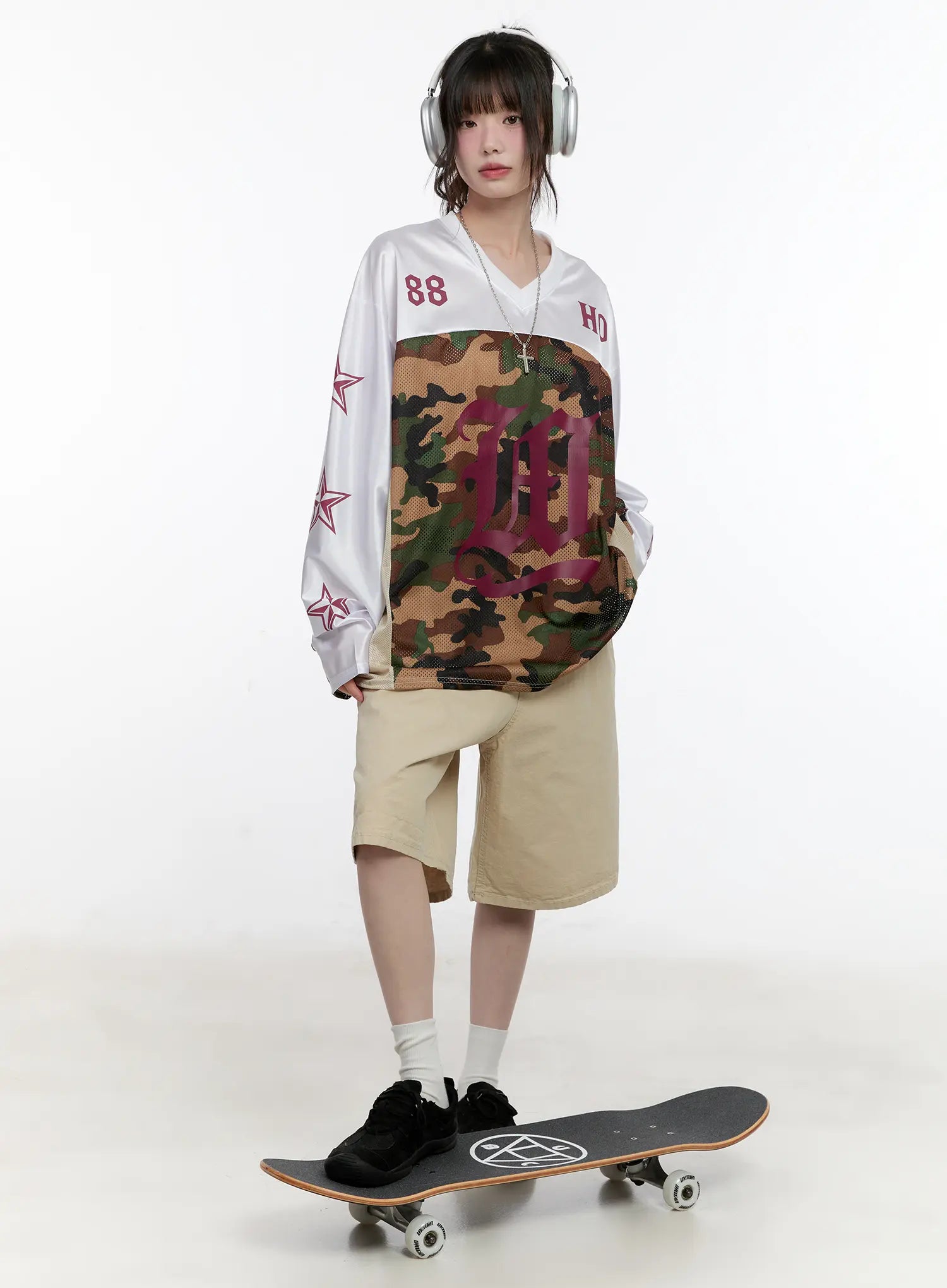 Beige Carpenter Jorts CL507