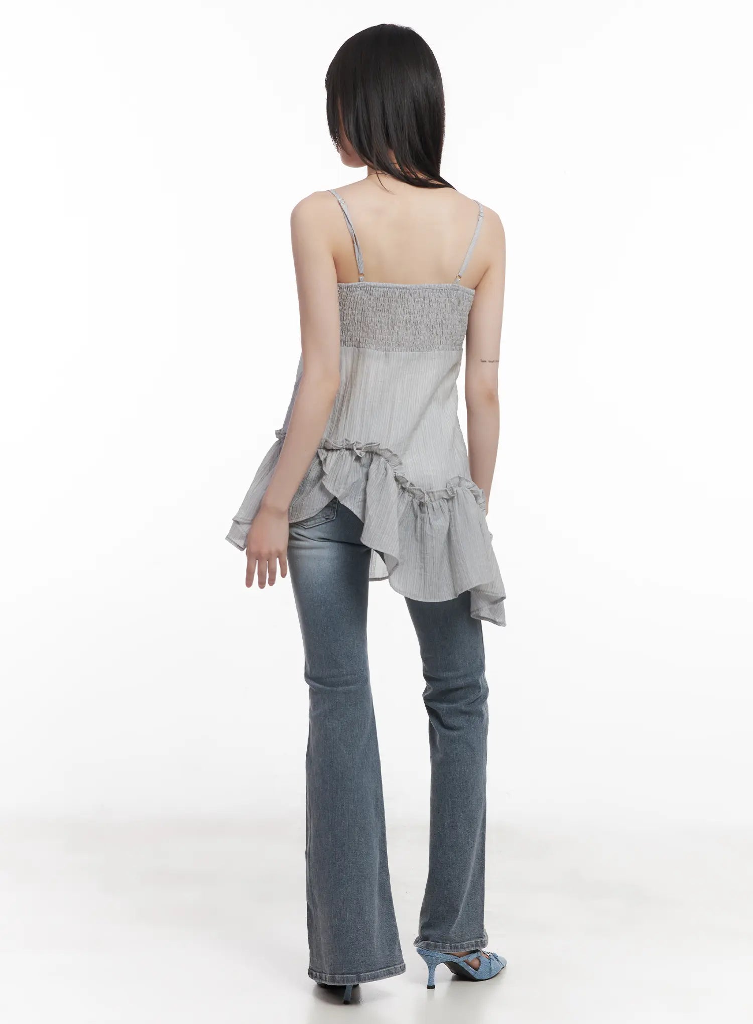 Asymmetric Cami Mini Dress CU520