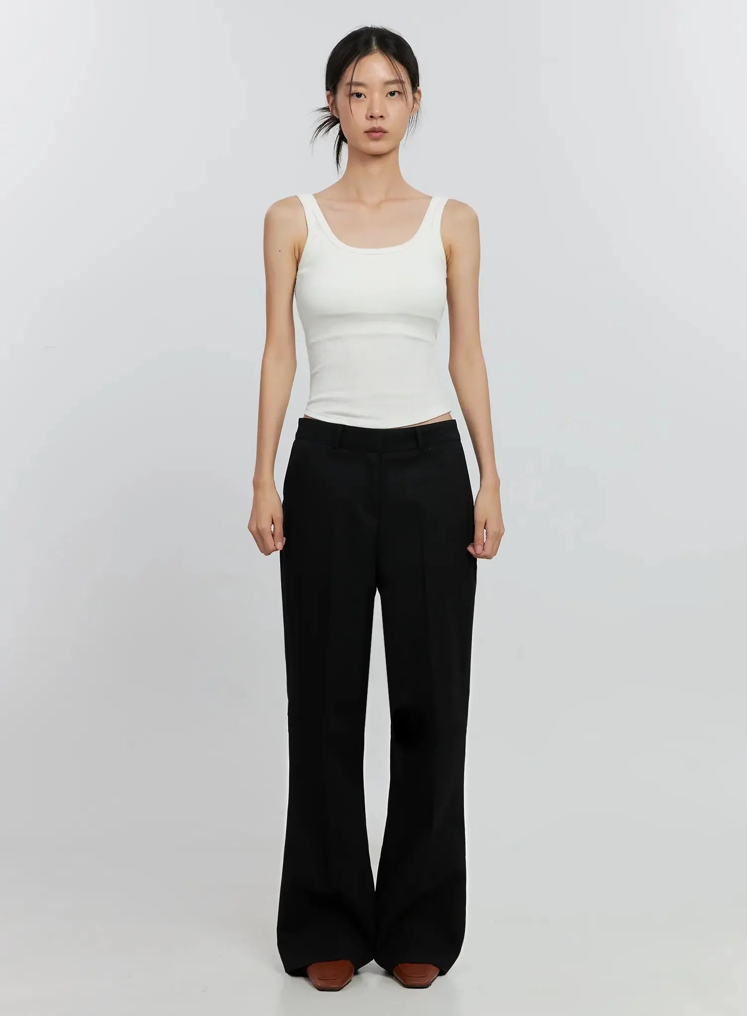 Padded Square-Neck Top IS516