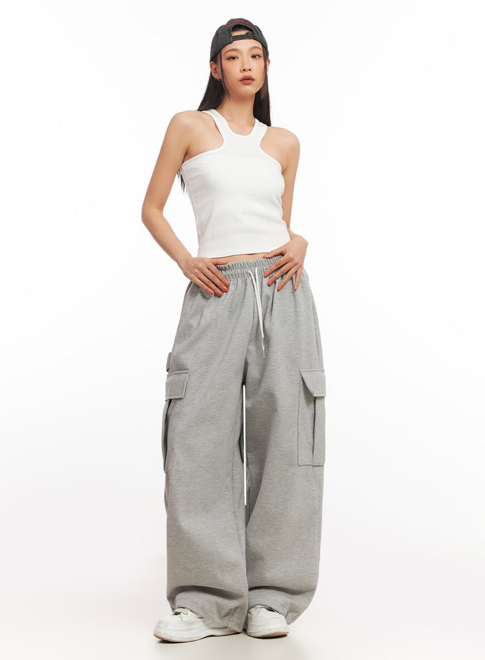 Slim-Fit Cotton Tank Top IA504