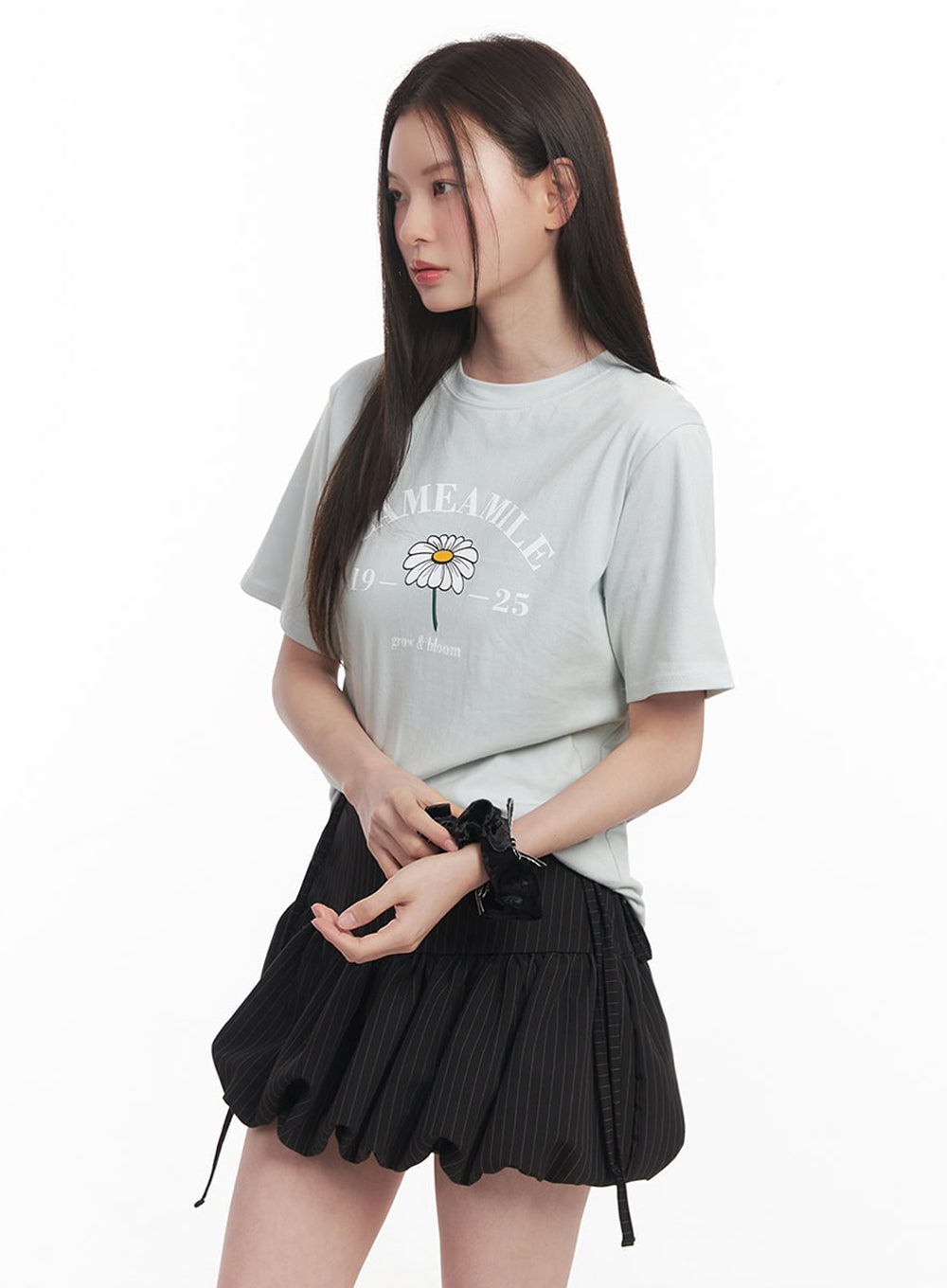 Graphic Flower T-Shirt  IY509