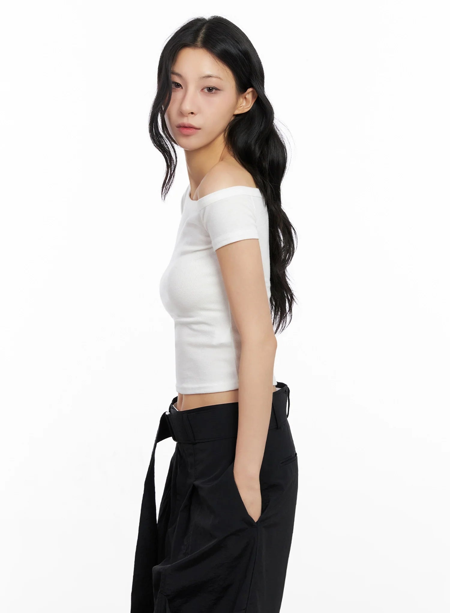 Casual Off-Shoulder Top IG508