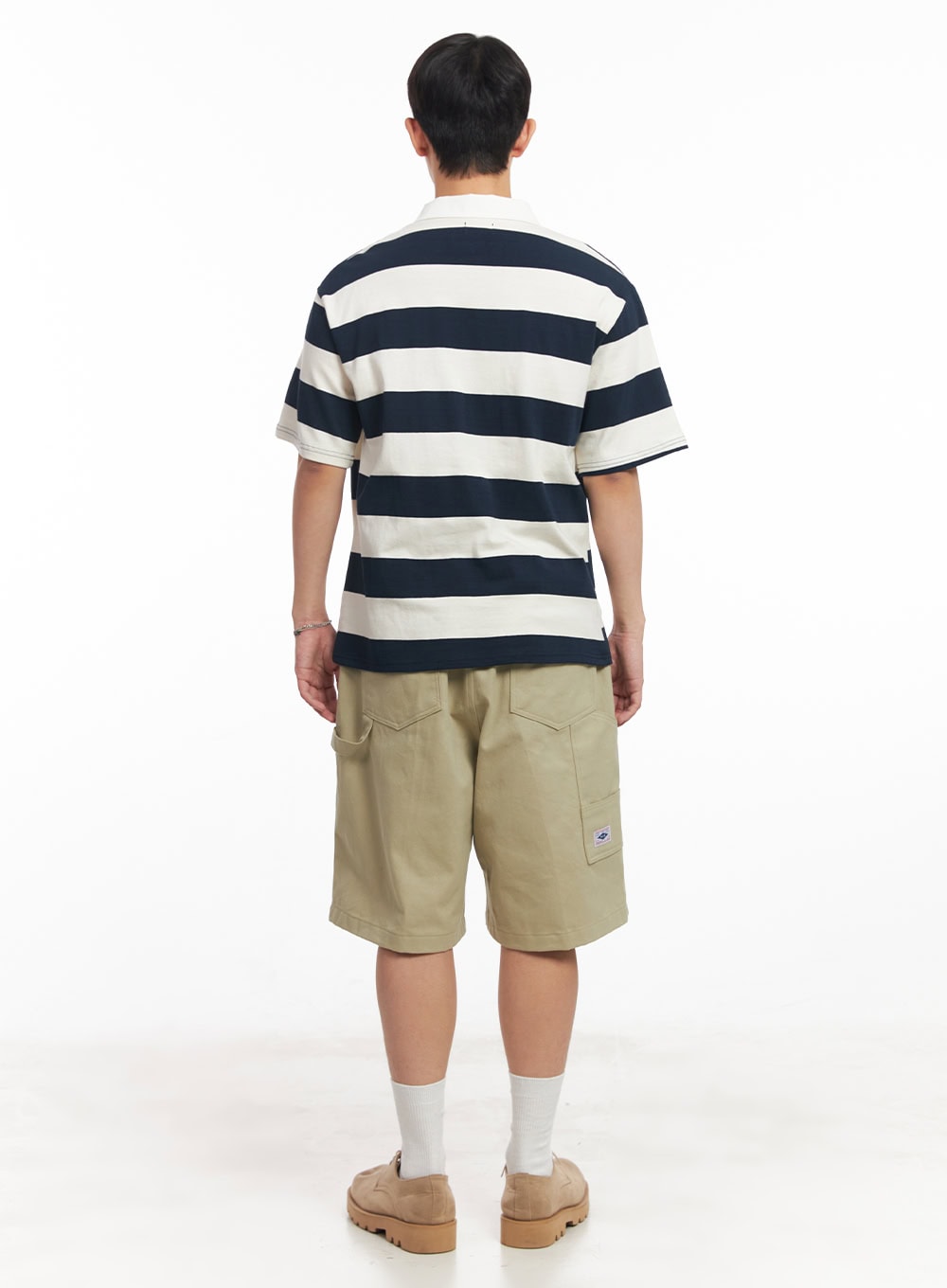 Men's Striped Polo Tee IA529
