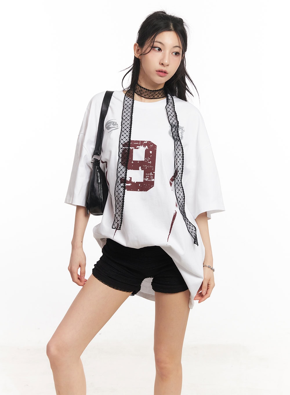 Logo Graphic Oversize T-Shirt CA516