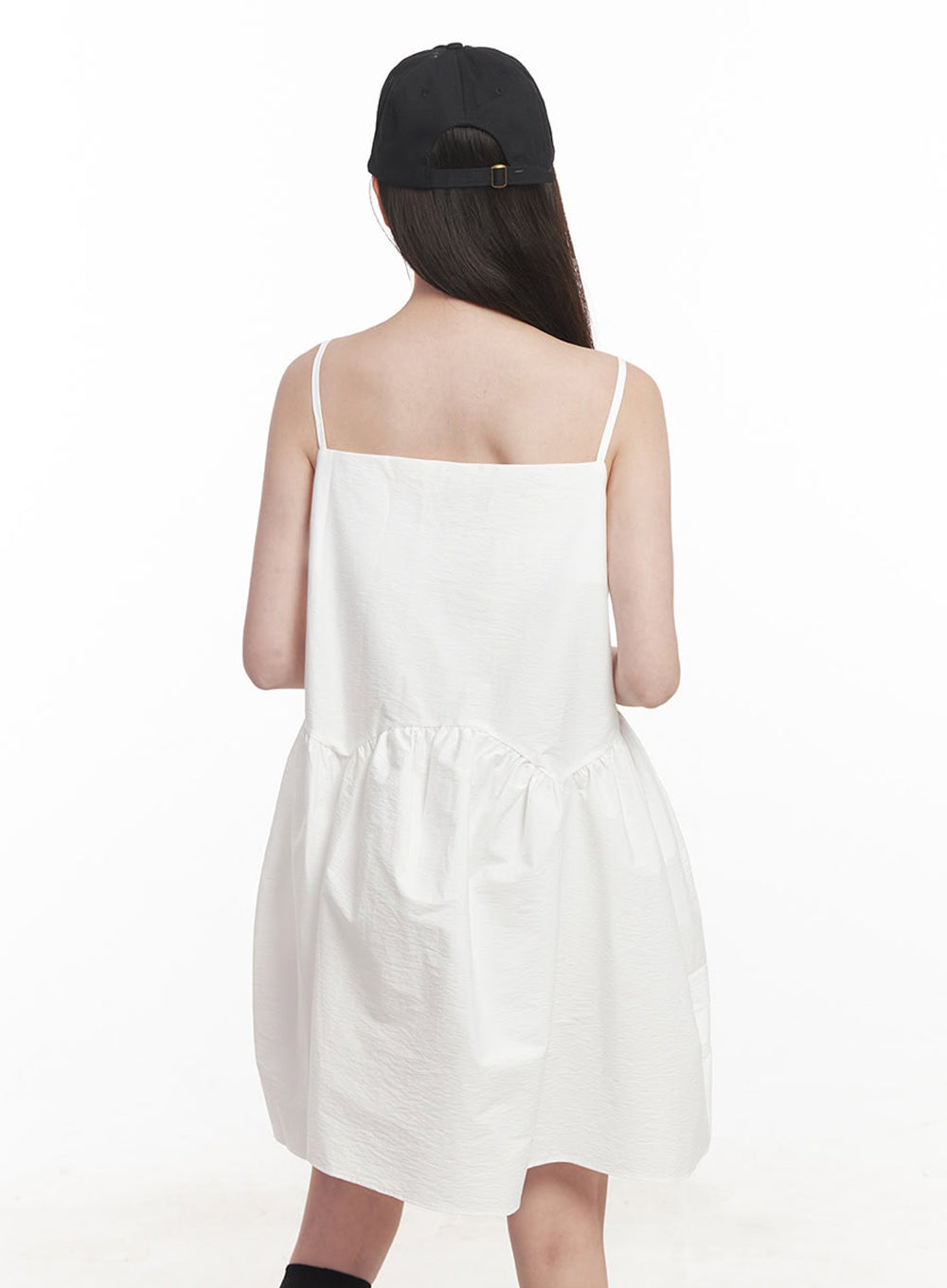 Flare V-Neck Cami Mini Dress IY509