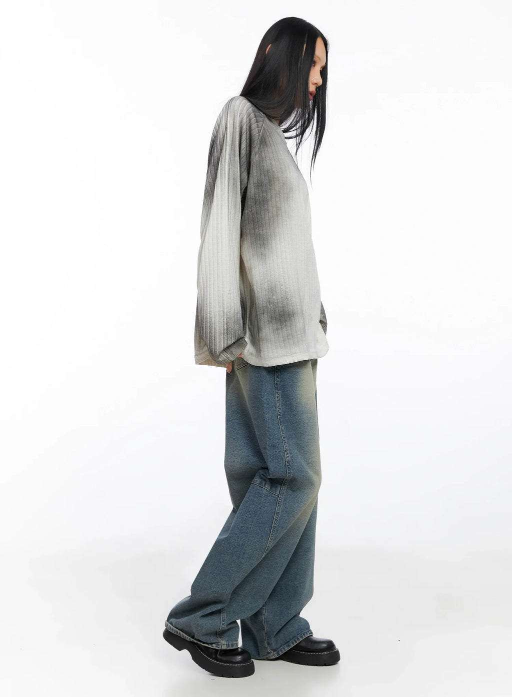 Lowfell Balloon Wide Denim Jeans CO517