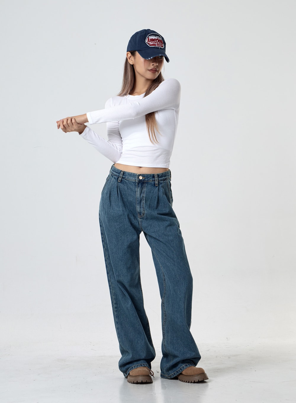 Basic Long Sleeve Crop Tee CG29