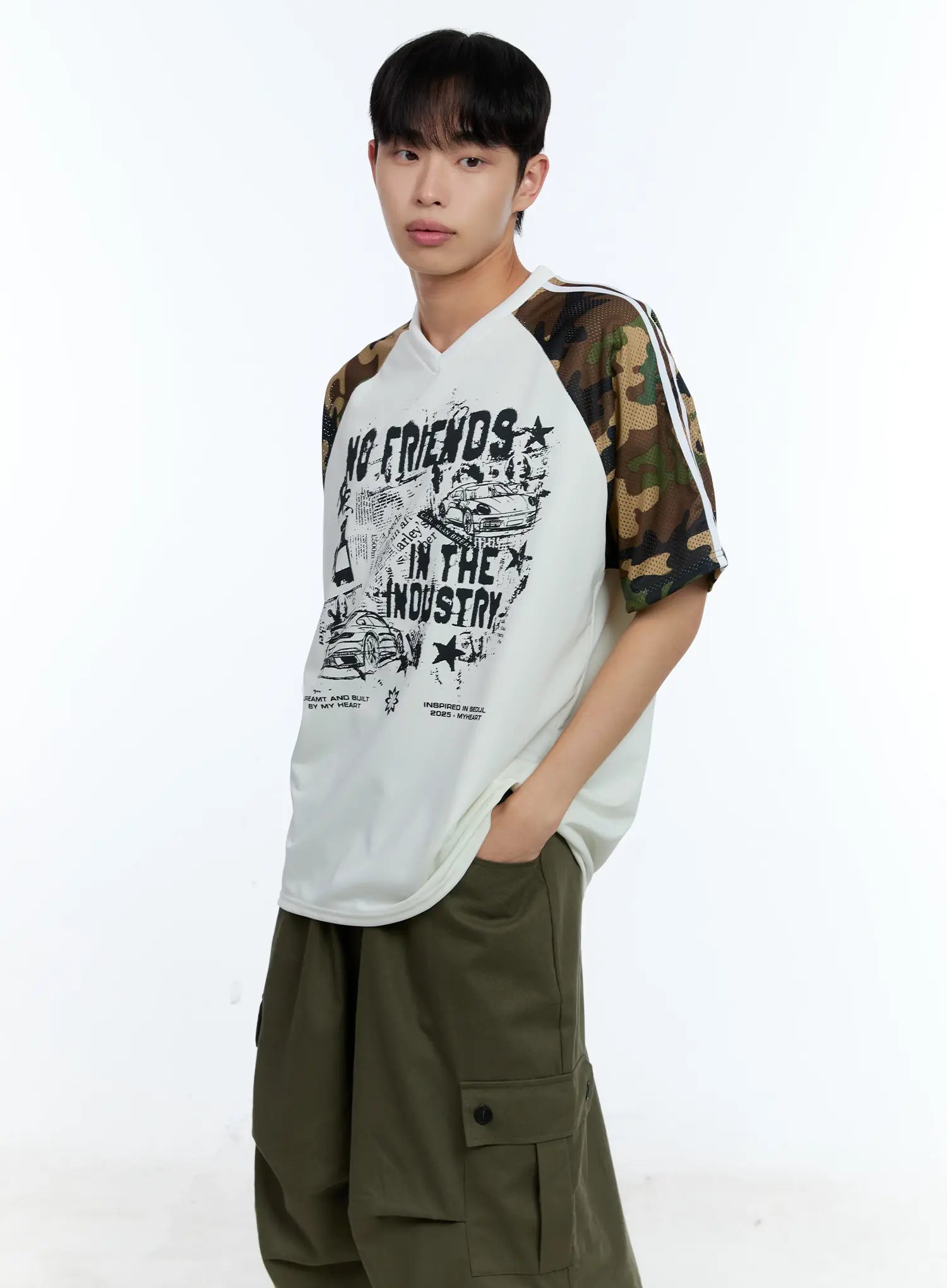 Men's Camo Sleeve Tee IL517