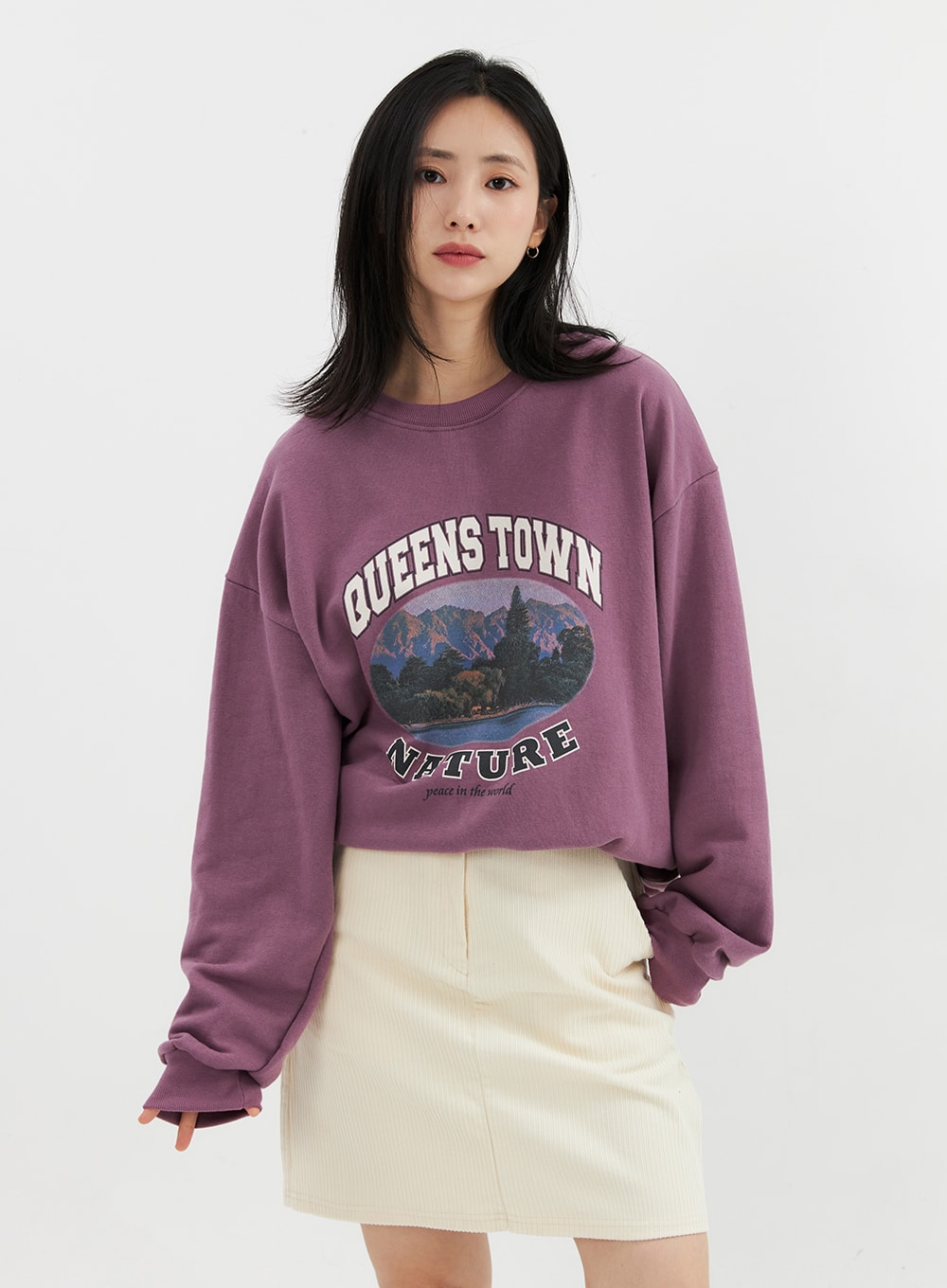 Corduroy Mini Skirt OO305