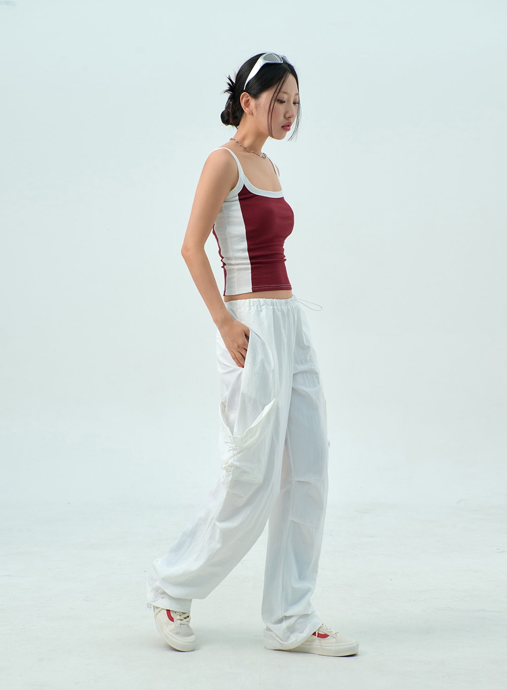 Two Color Knit Top CY325