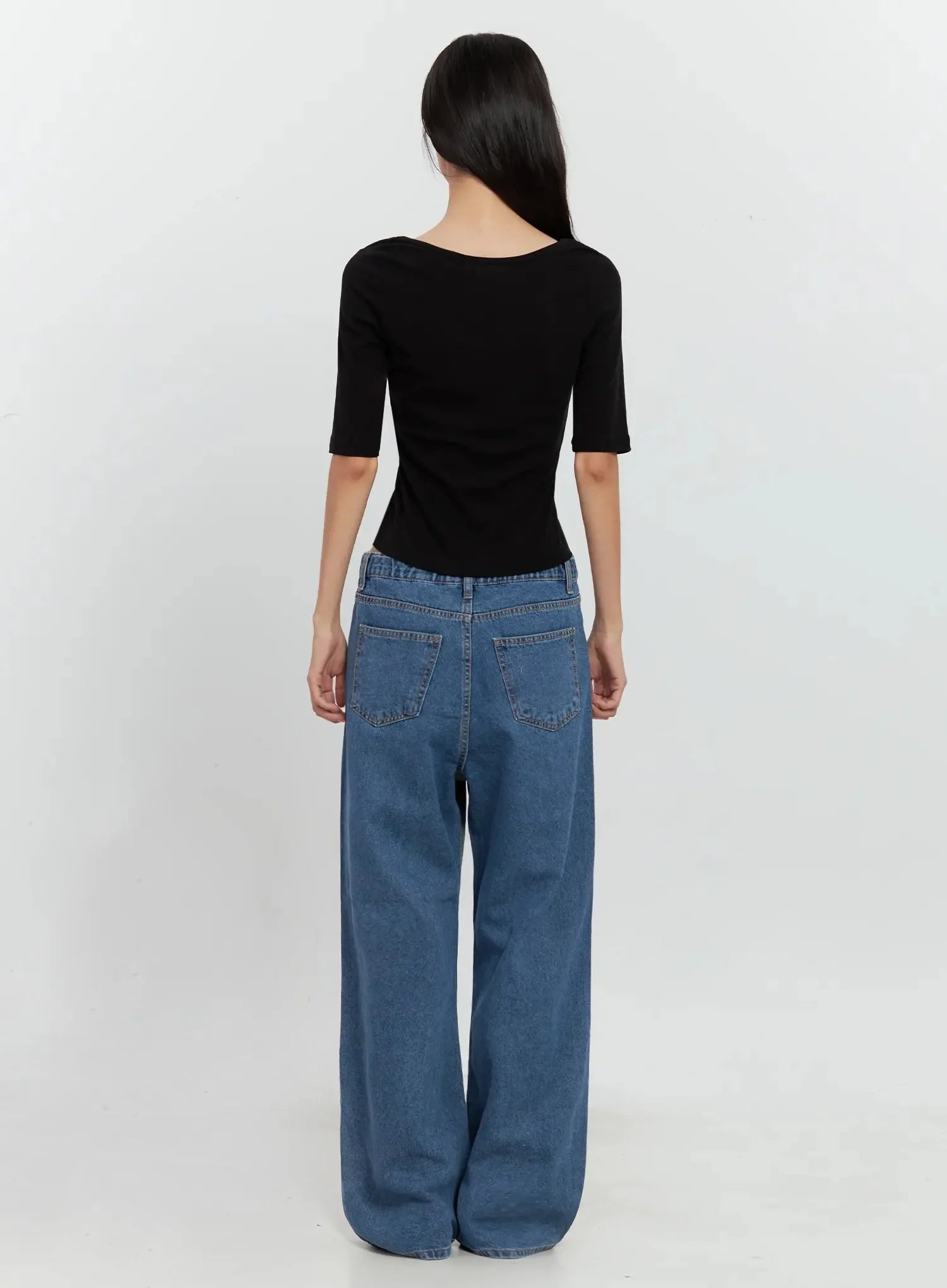 Basic 3/4-Sleeve Top IL528