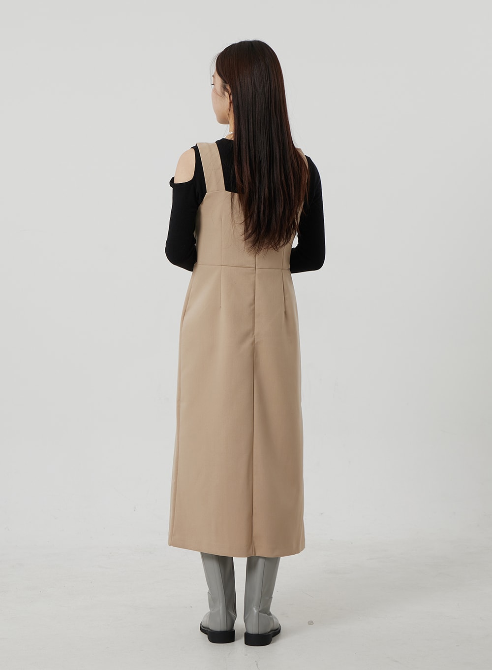 Wrapped Button Maxi Dress OF307