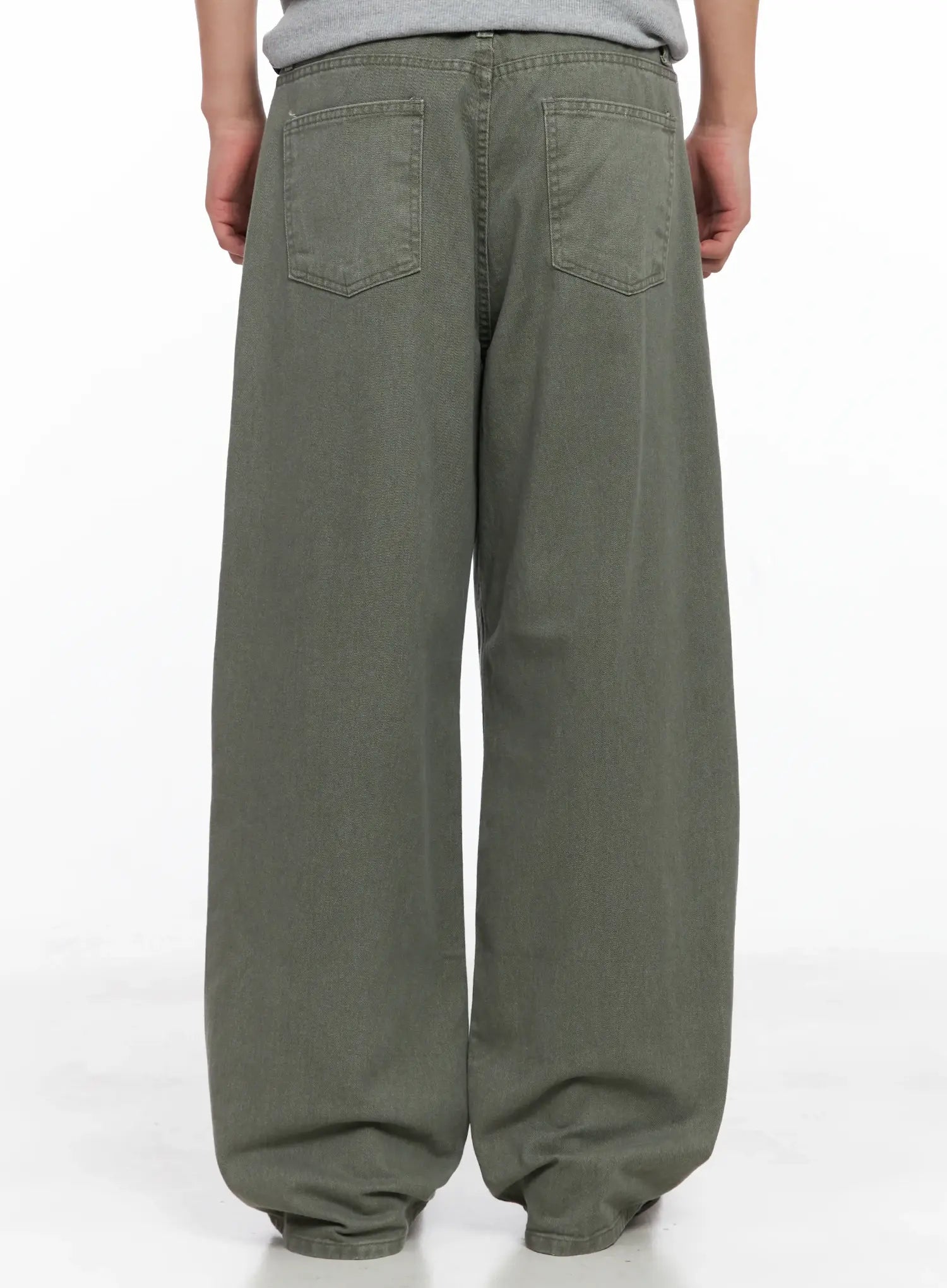 Men's Lost Baggy Jeans IG529 (Dark Green)