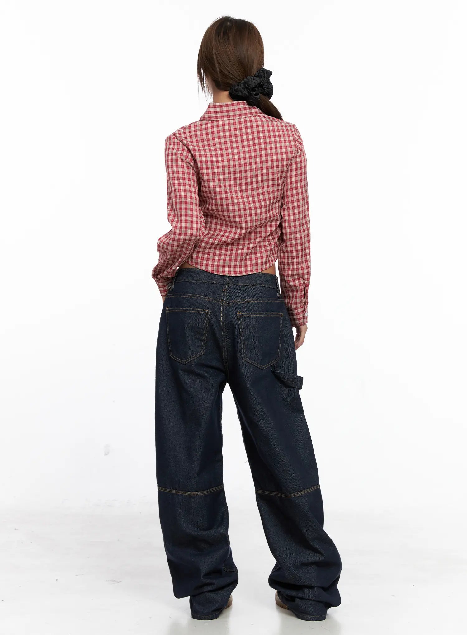 Relaxed Fit Dark Denim Jeans CS522