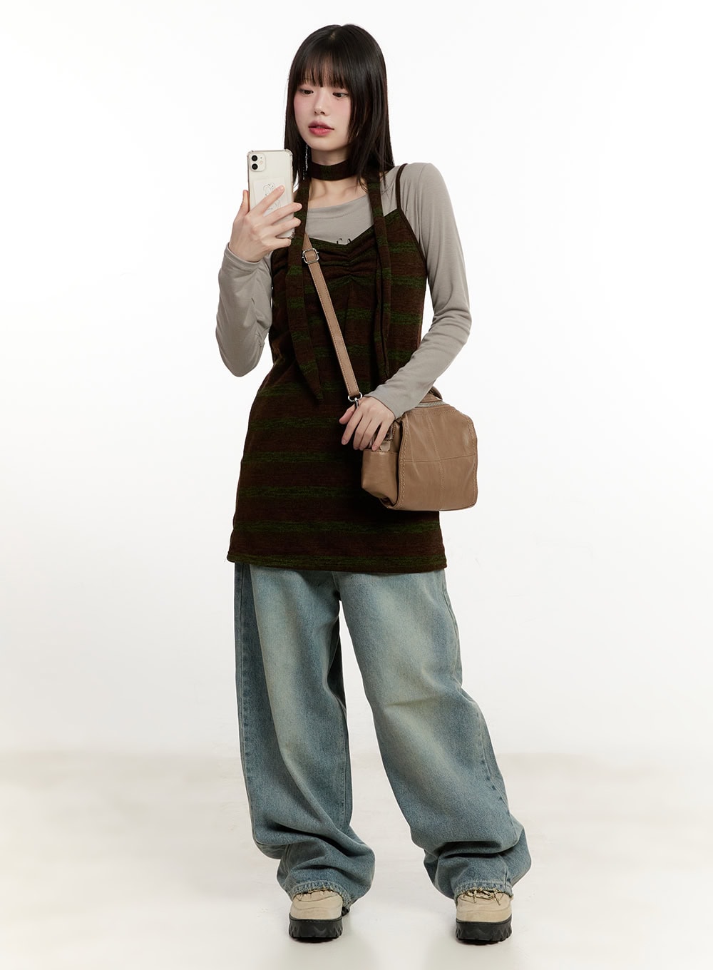 Galinda Washed Baggy Jeans CM513