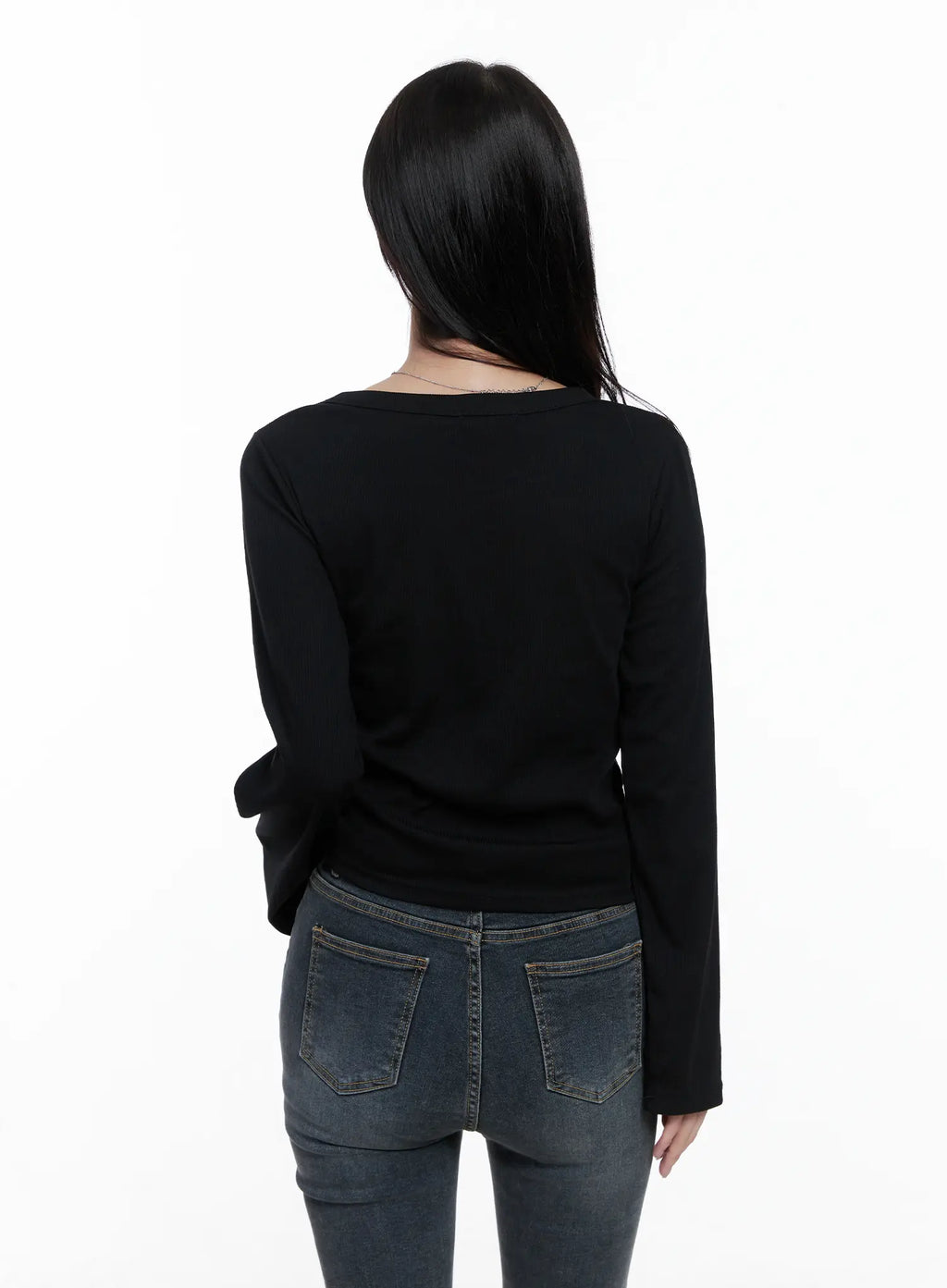 Asymmetrical Neck Ruched Top CS523