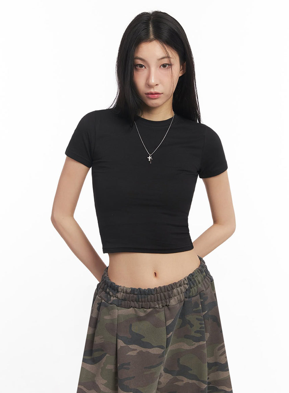 Essential Cotton Crop Top IY529