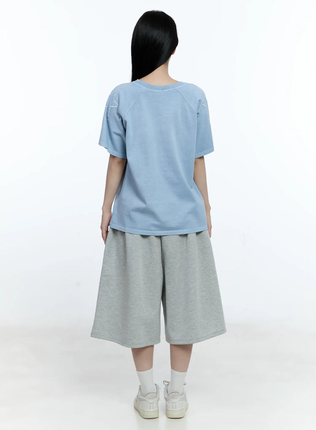 Casual Raglan Cropped Tee CG513