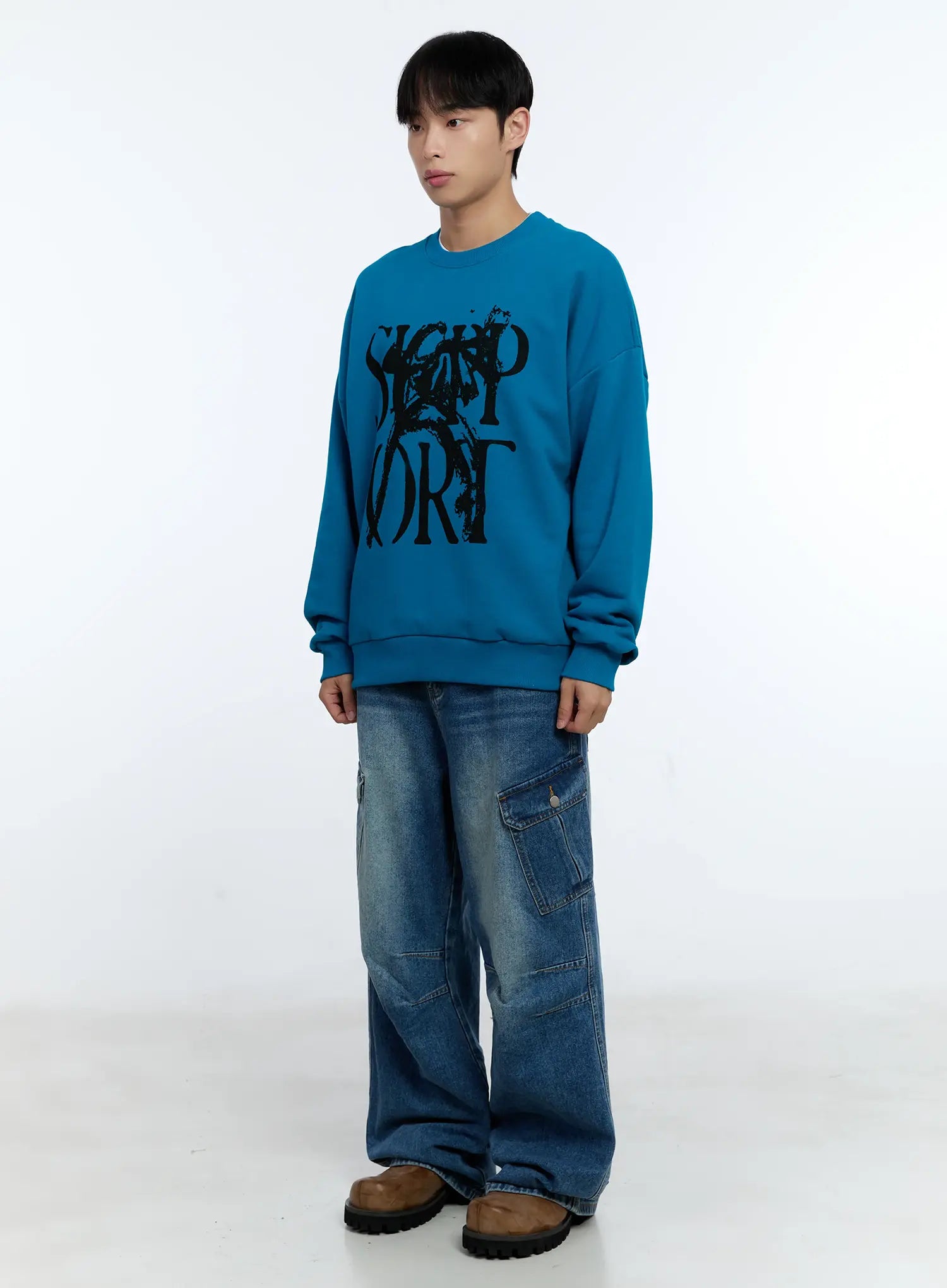 Men's Baggy Cargo Jeans IG515