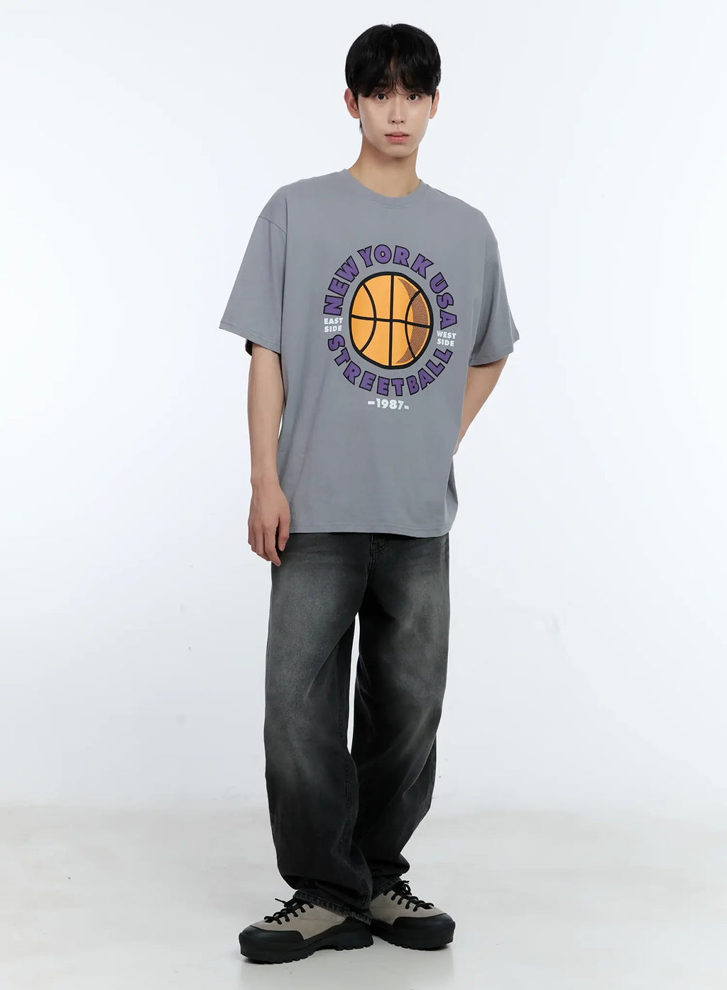 Men's Basketball Graphic T-Shirt IL529