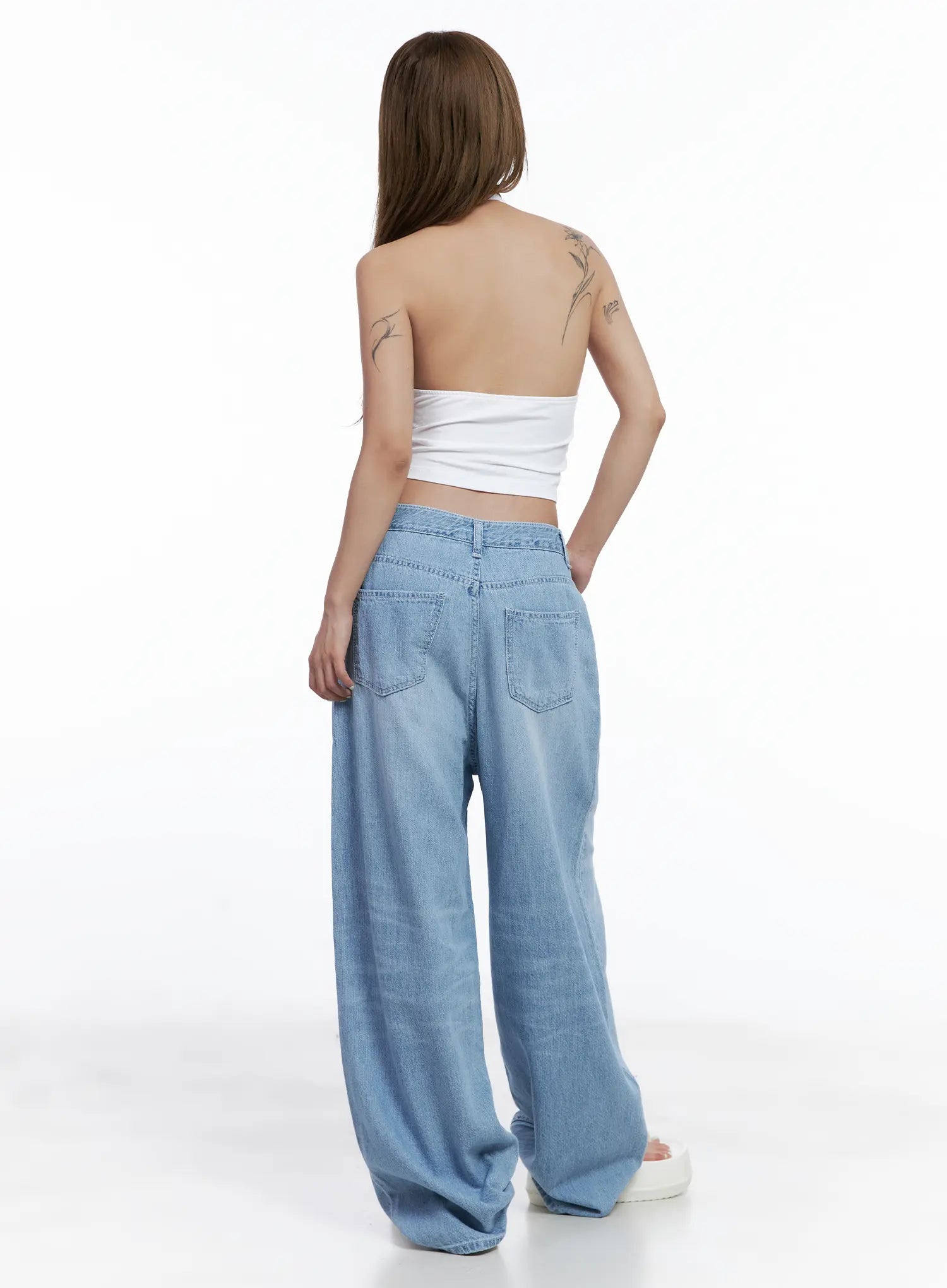 Trendy V-Neck Halter Top CL510