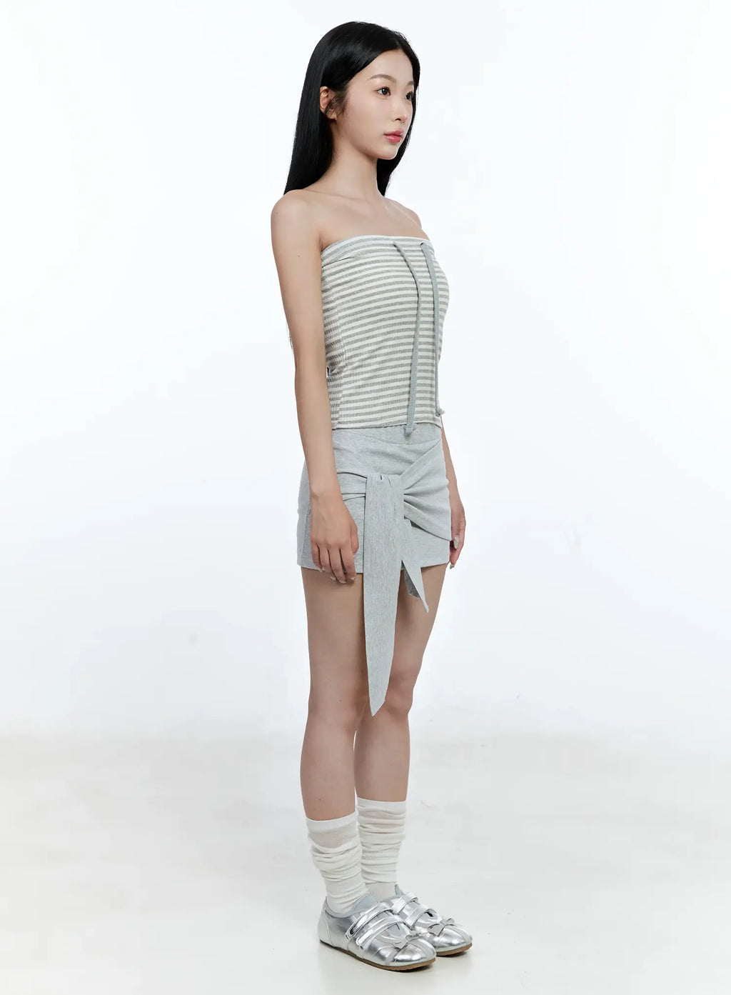 Wrap Ribbon Mini Skirt CG511