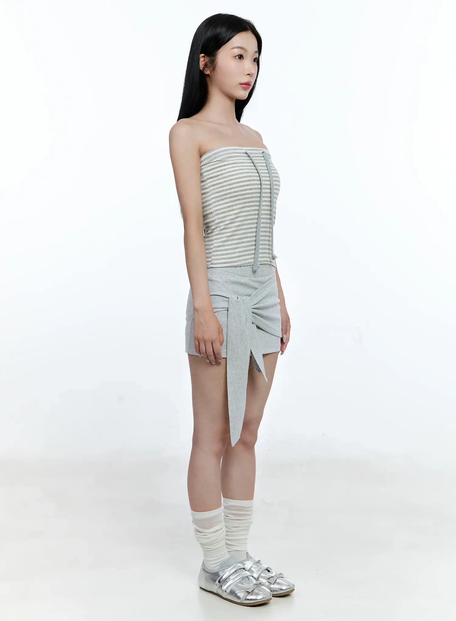 Wrap Ribbon Mini Skirt CG511