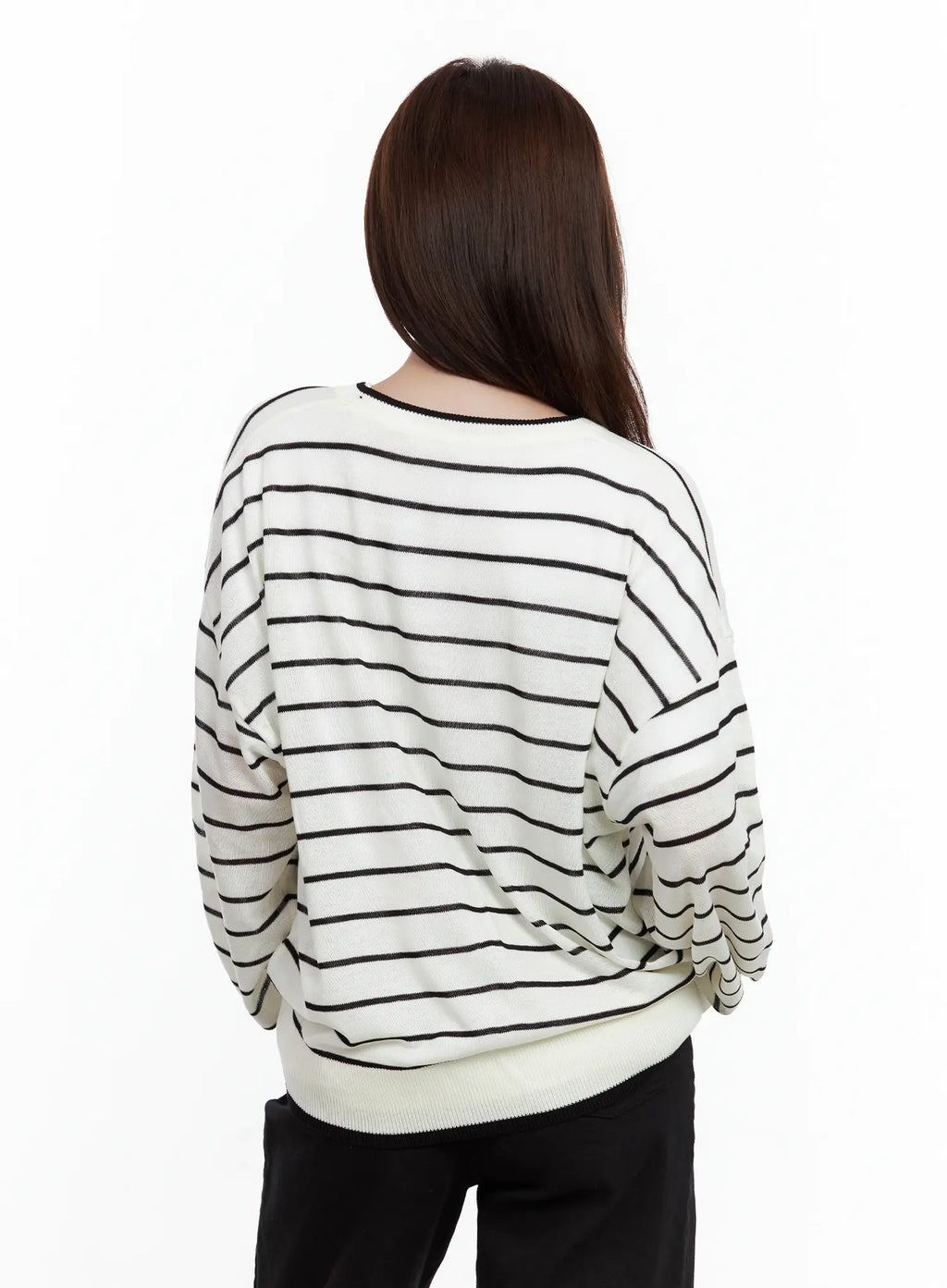 Oversized Striped Cardigan CL502