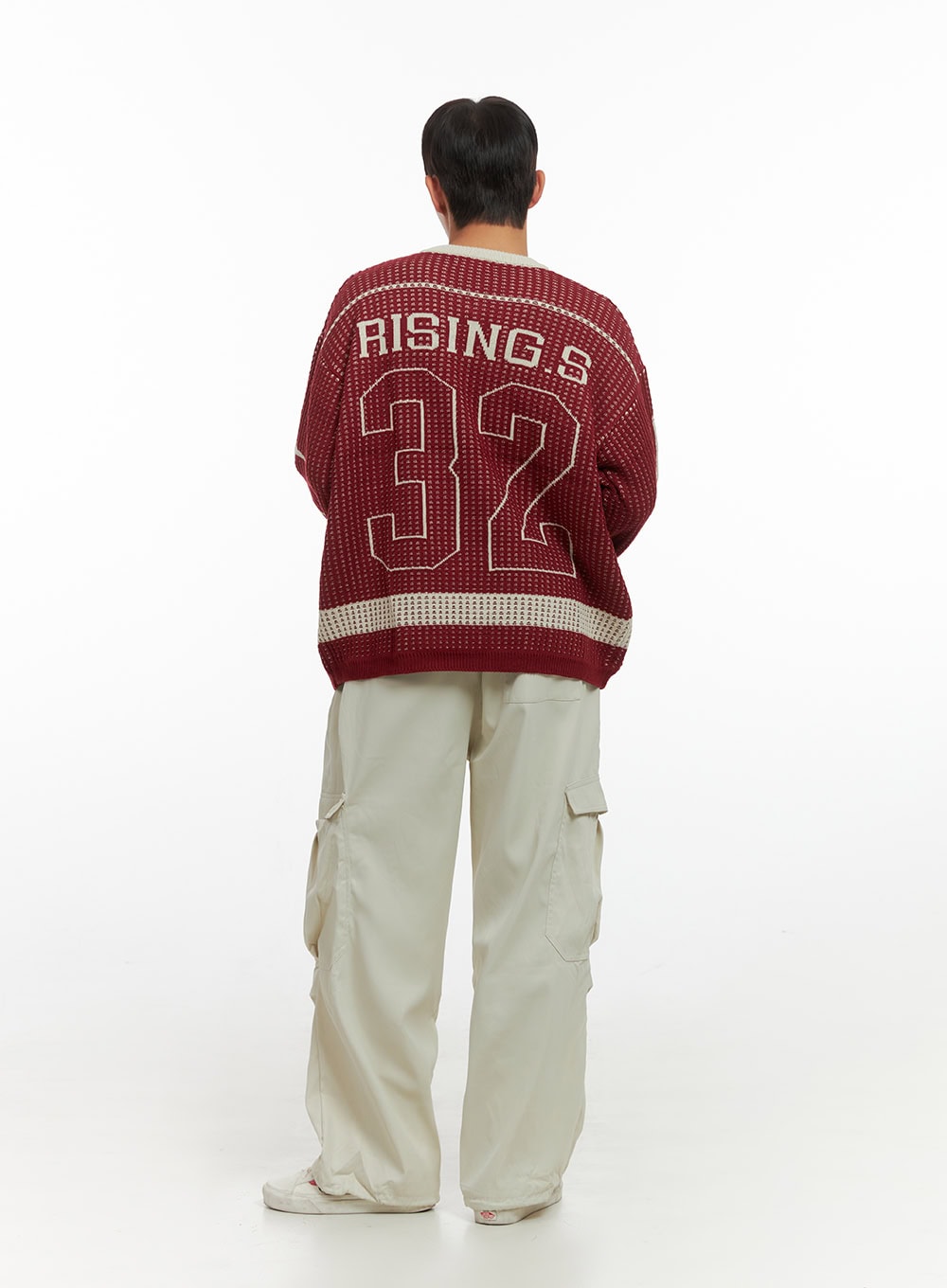 Men's Basic Wide Cargo Pants IO420