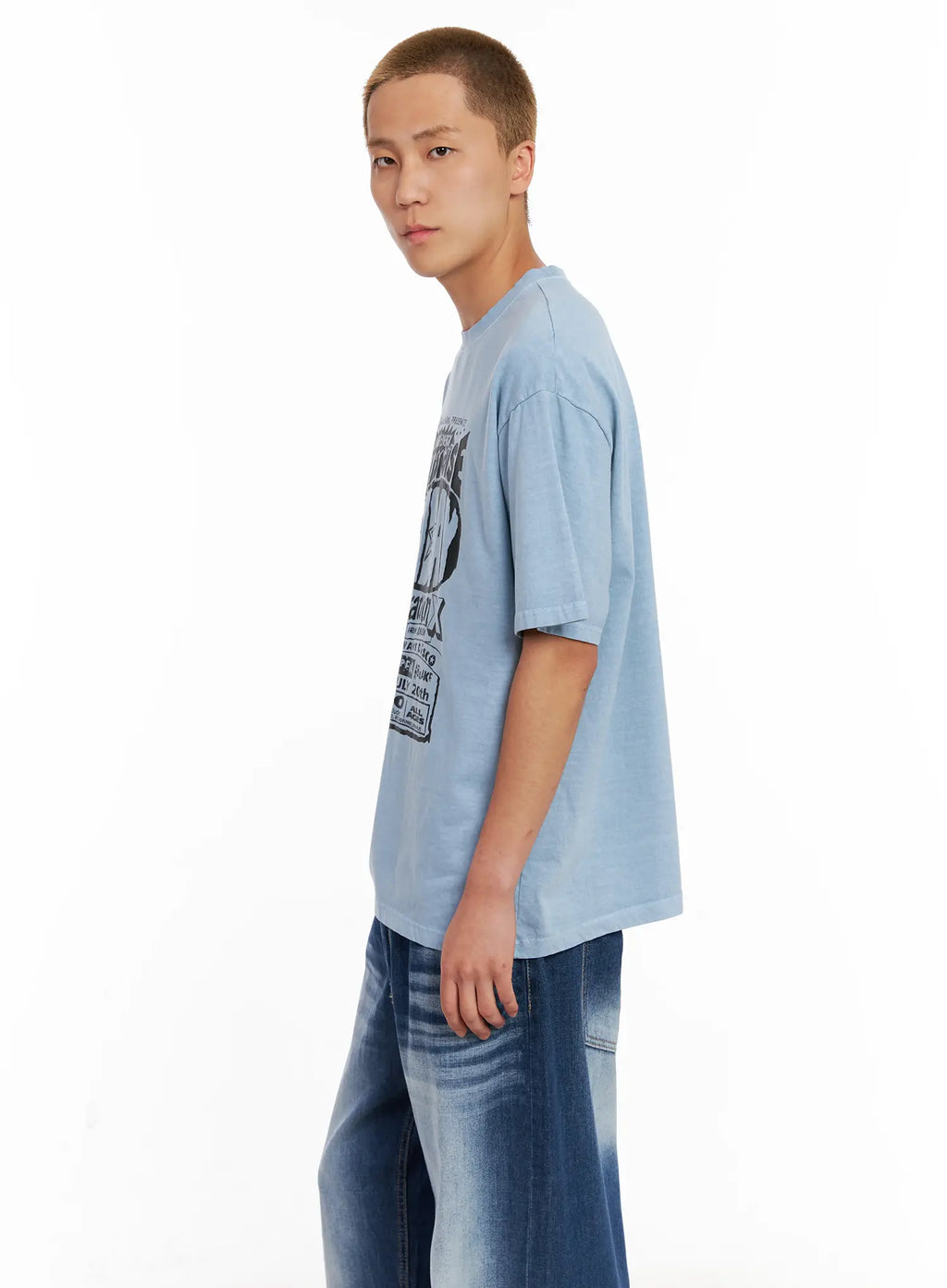 Men's Casual Graphic Tee IL518