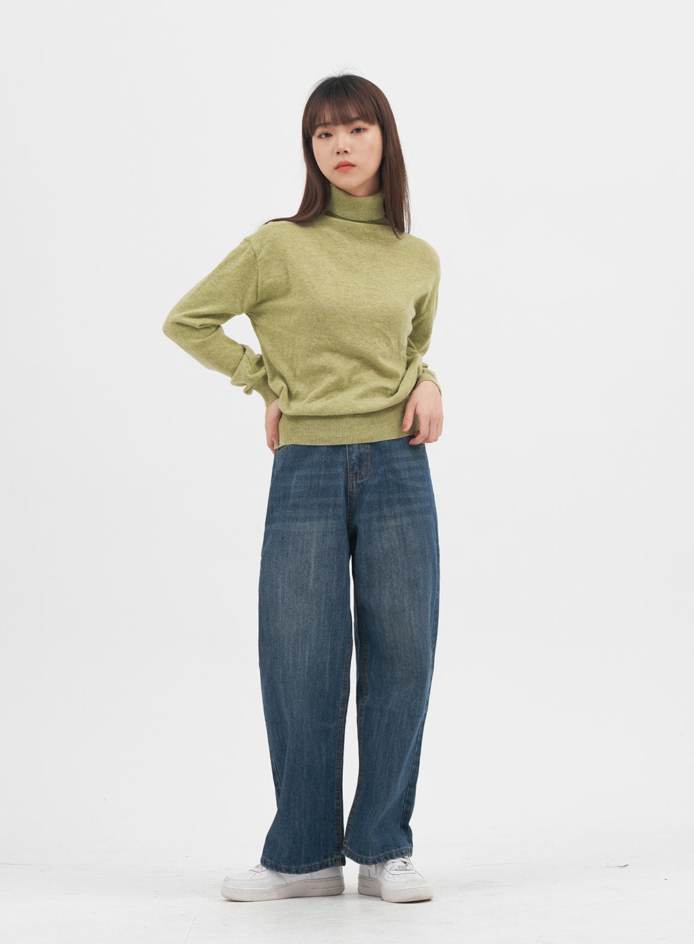 Turtleneck Knit Pullover