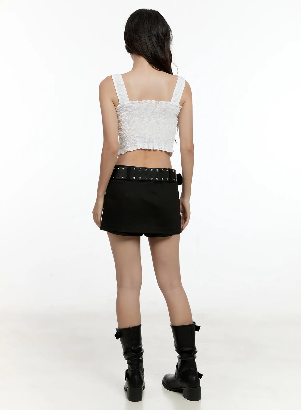 Studded Belt Mini Skirt CL531