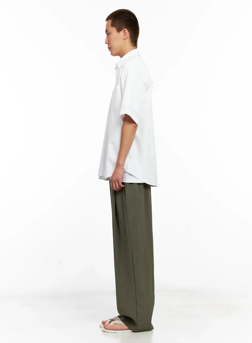 Men's Linen Pintuck Slacks IG511