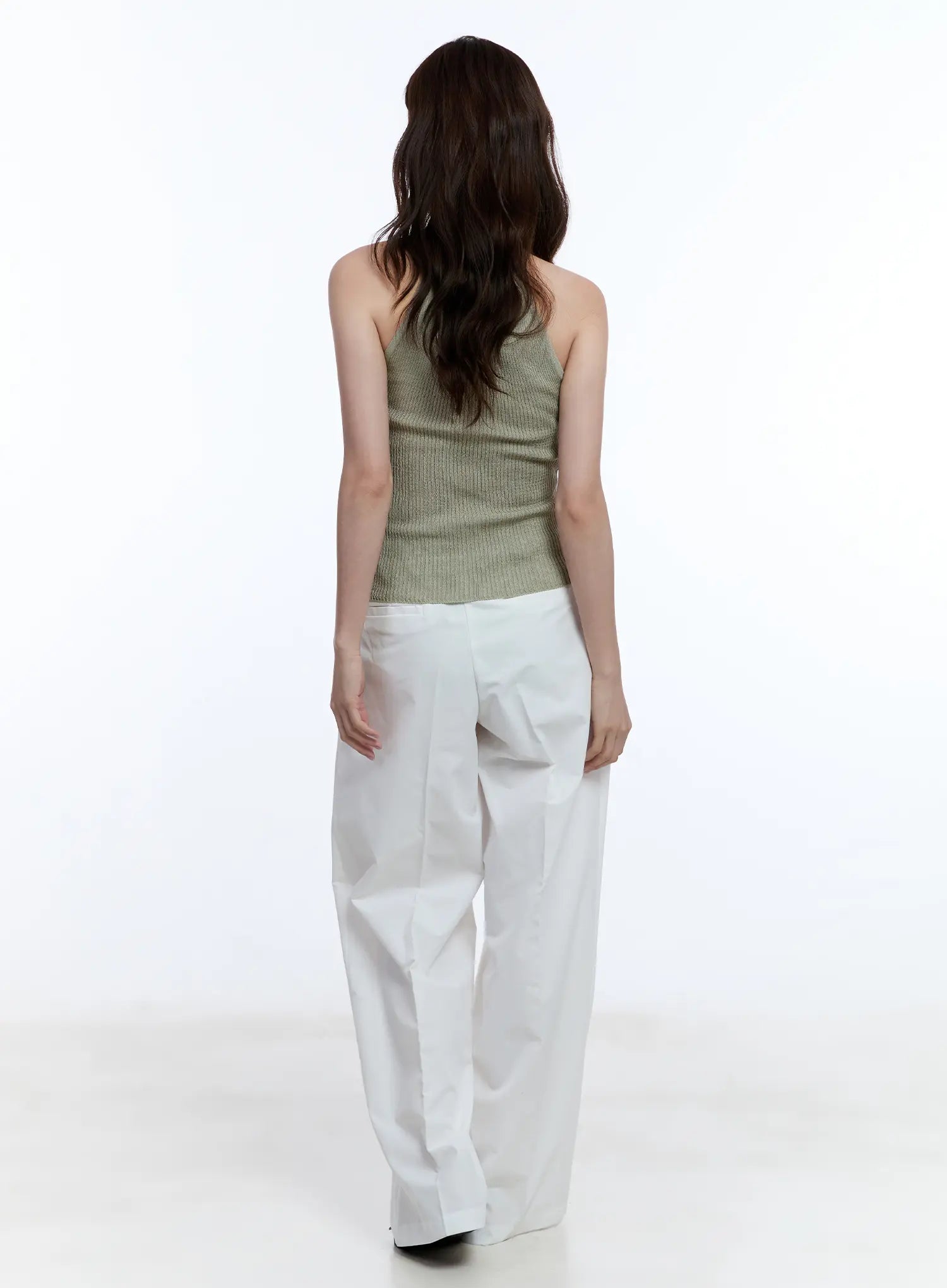 Linen Halter Top CU513