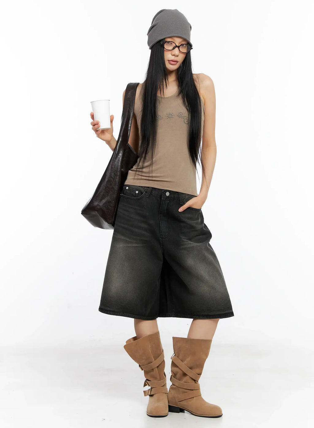 Stud Halter Tank Top CL529