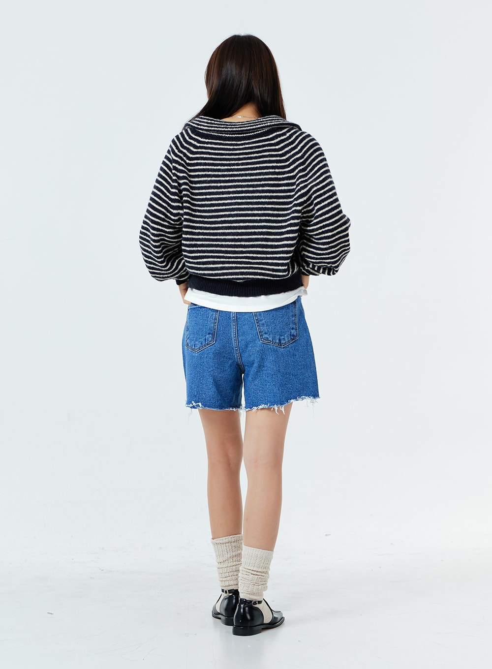 Knitted Half Knee Socks OS02