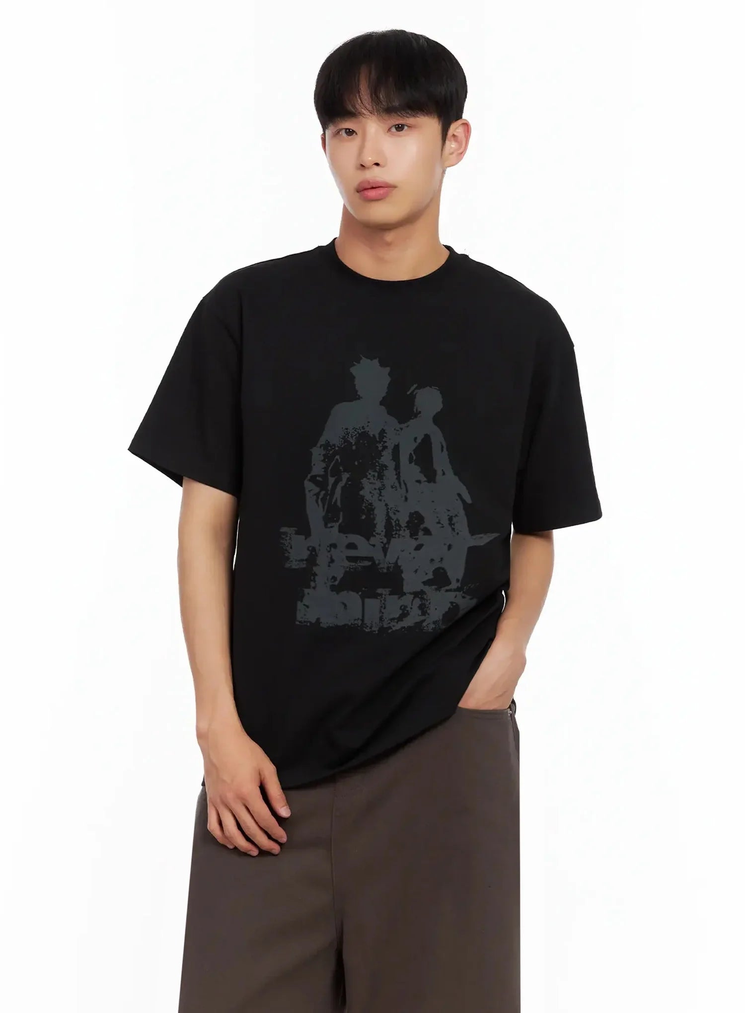 Men's Abstract Graphic T-Shirt IL516