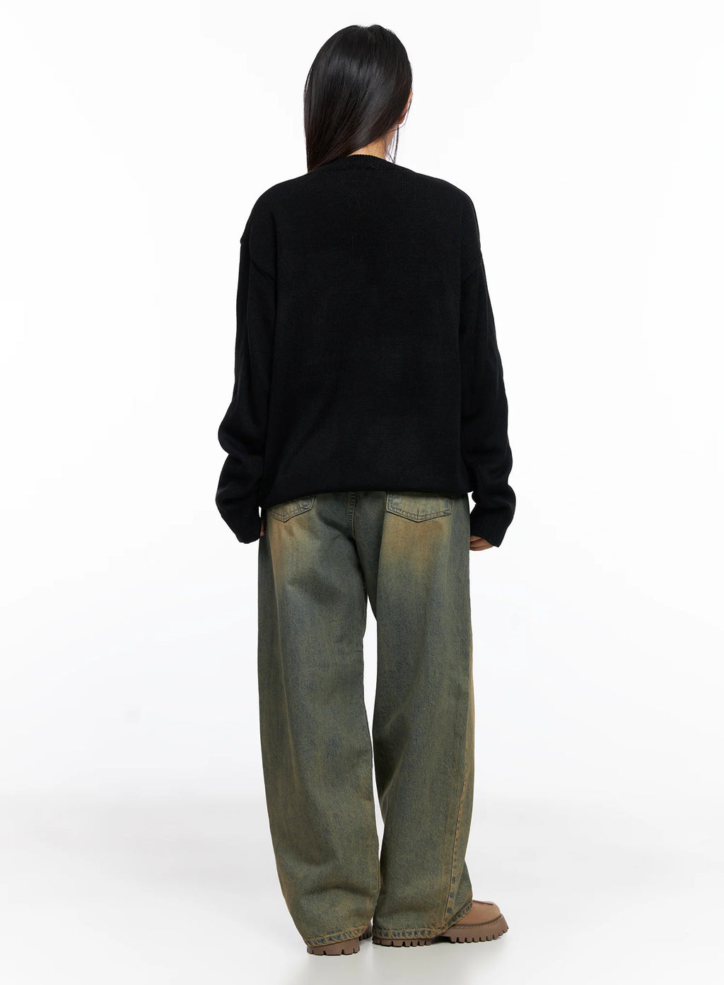 Miley Washed Balloon Baggy Jeans CO515