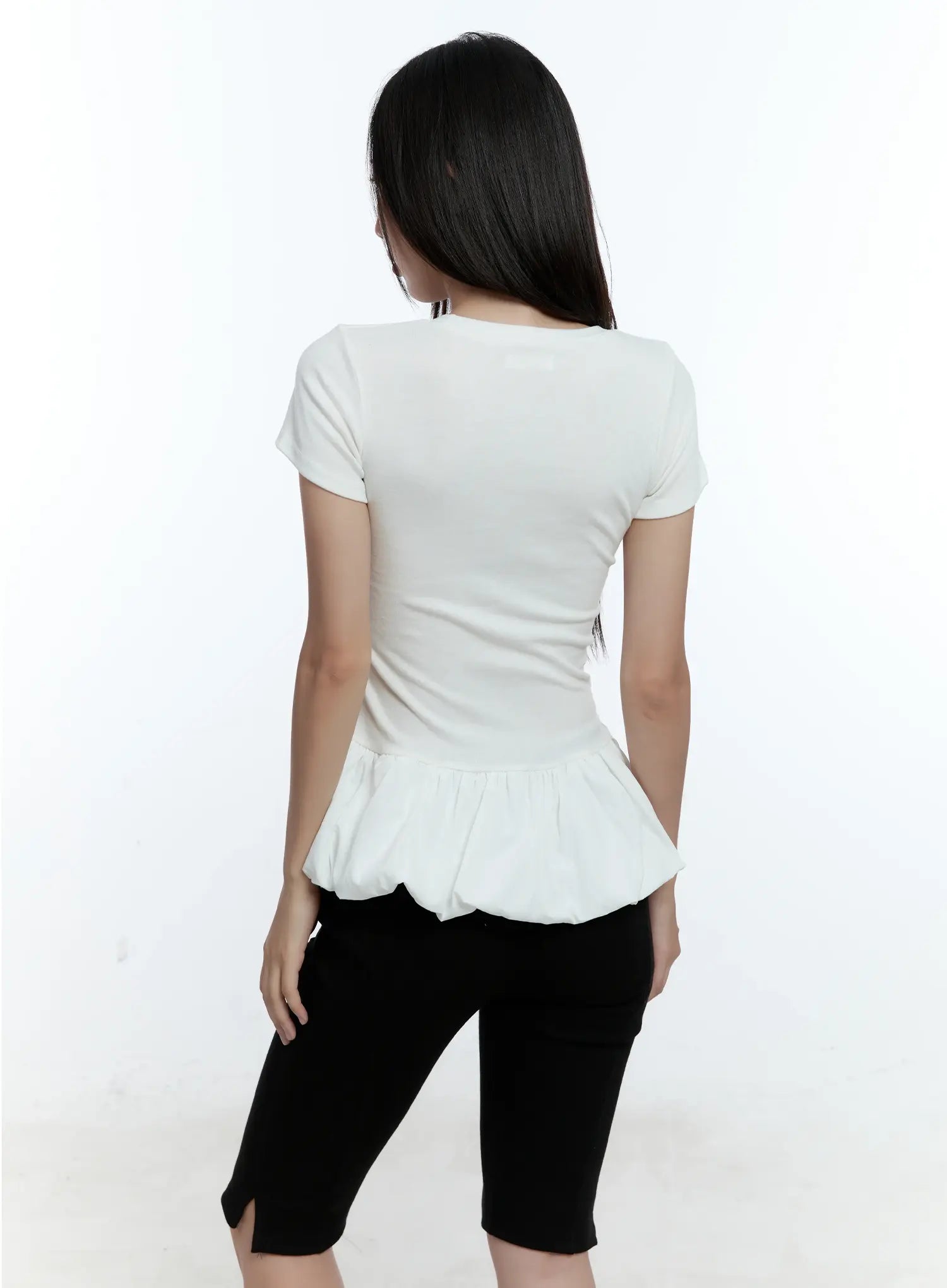 Balloon-Fit Mini Dress CU527