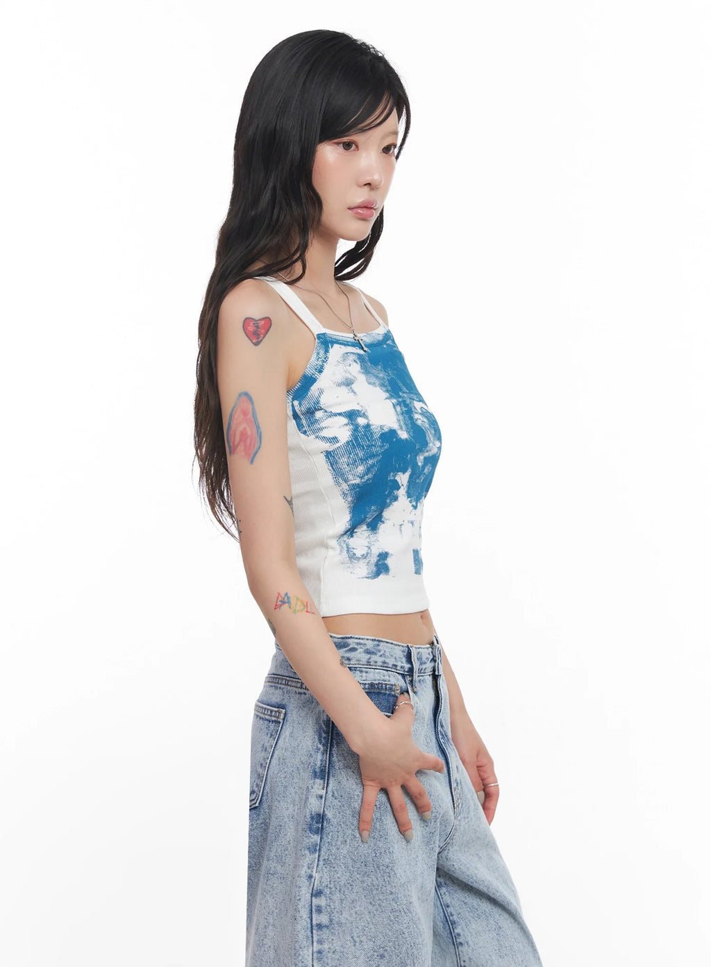 Abstract Art Print Tank IC503