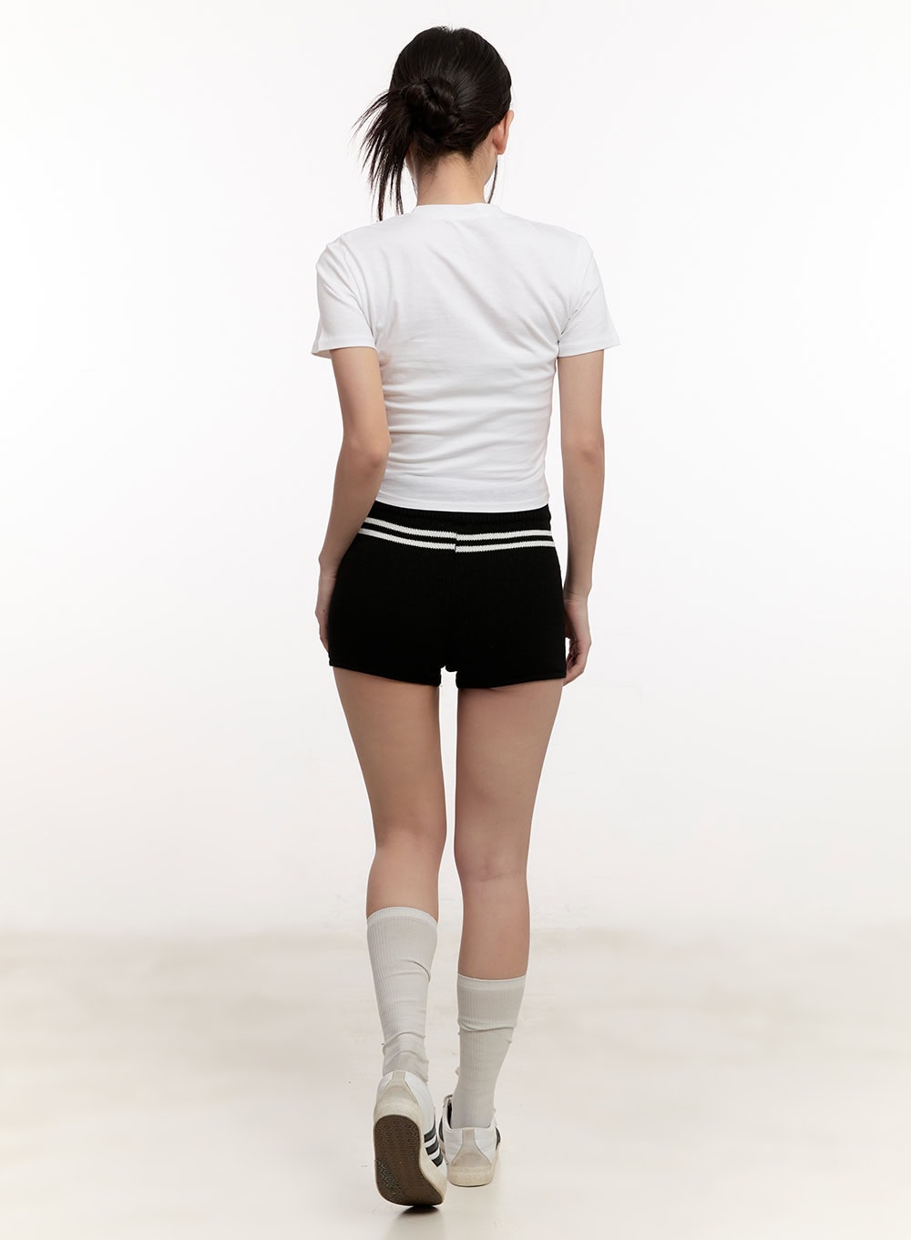 Graphic Slim-Fit Cropped T-Shirt CM507