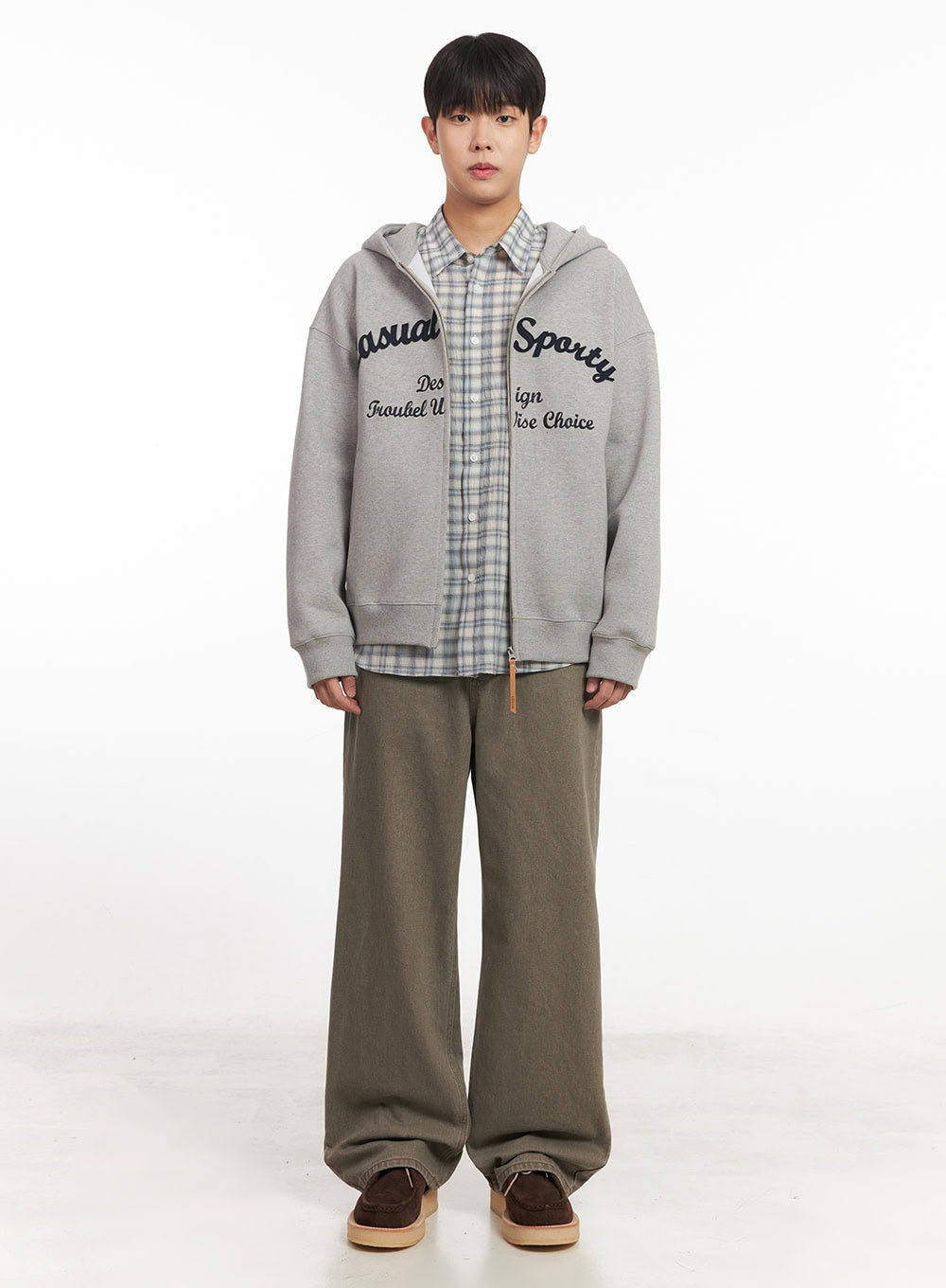 Men's Embroidered Hooded Jacket IM527