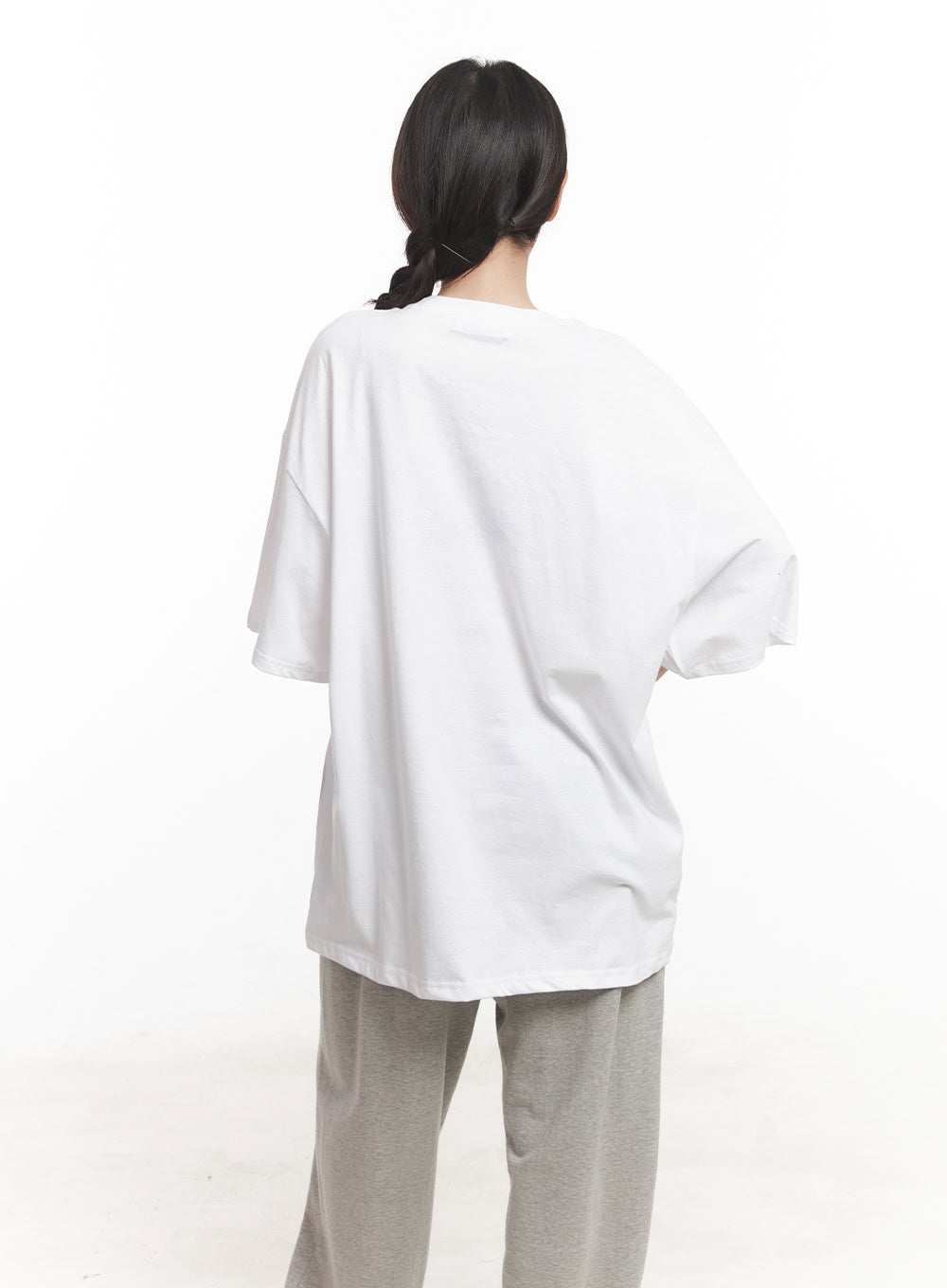 Blur Graphic Oversize T-Shirt CA529