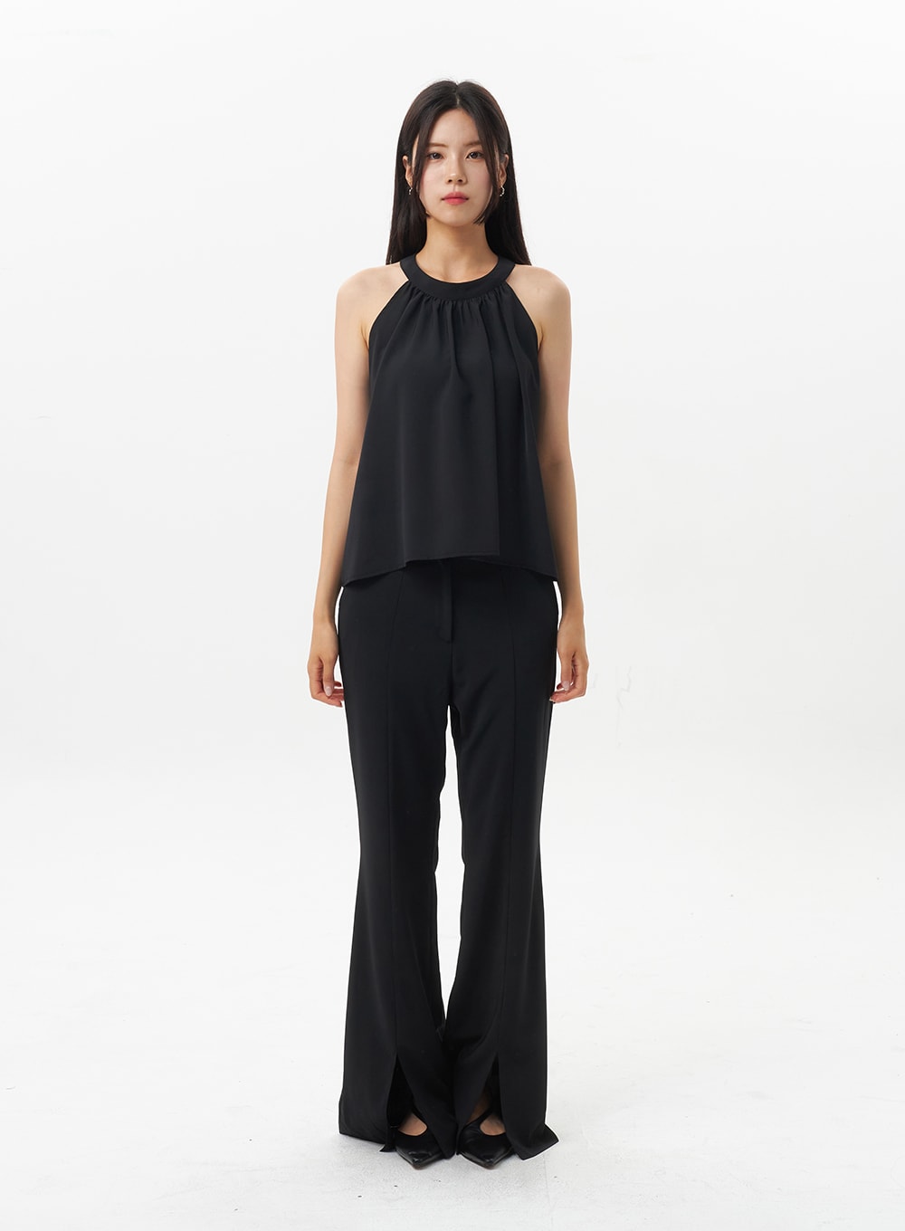 Halter Neck Blouse OU328