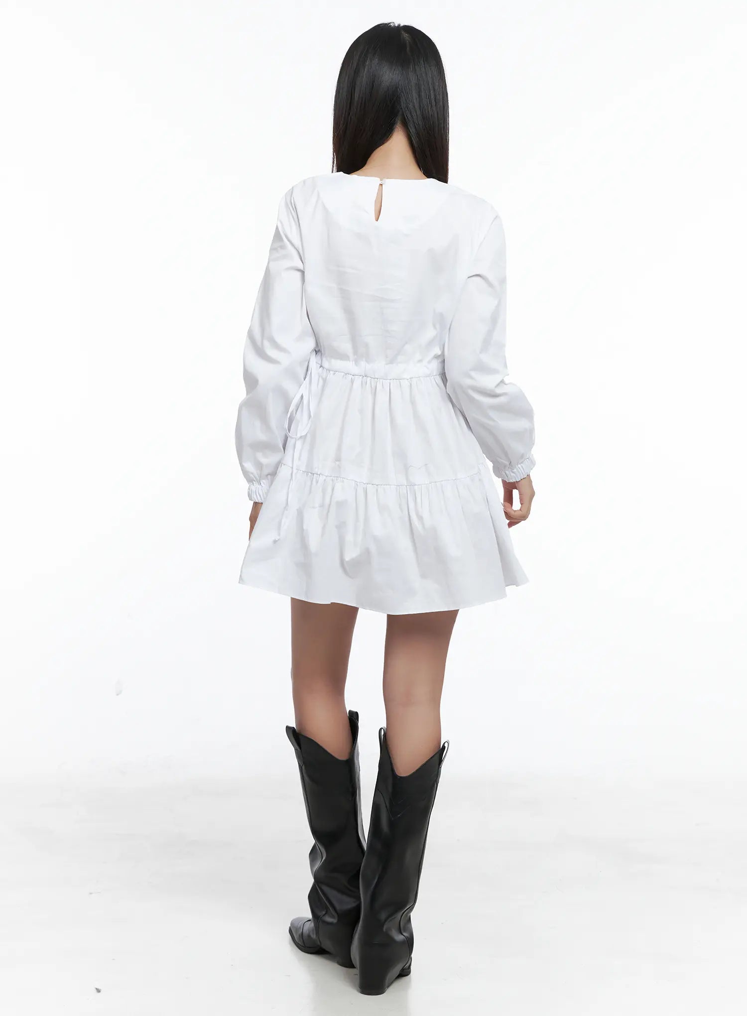 Romantic Ruffled Mini Dress CS503