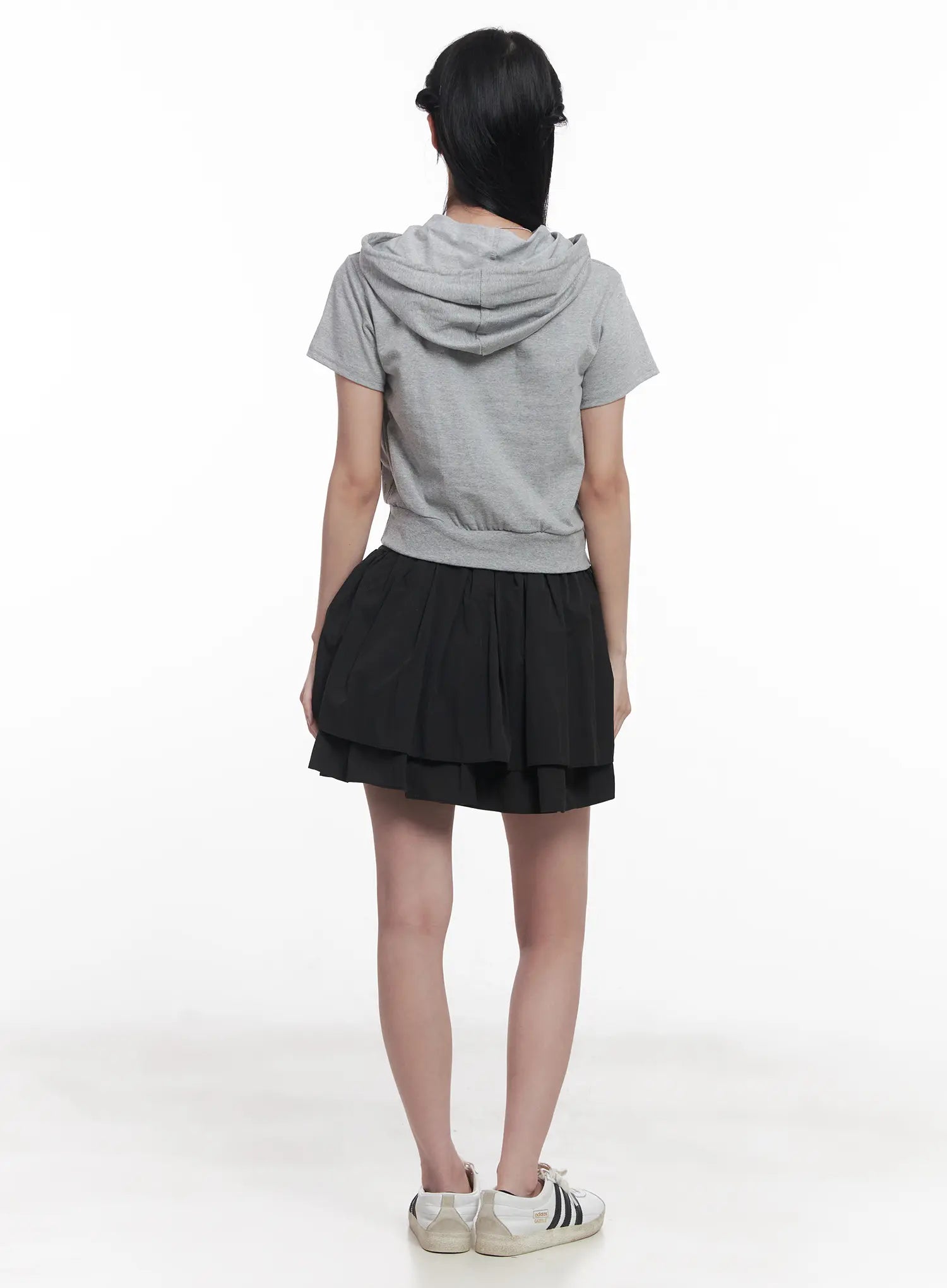 Slim-Fit Short-Sleeve Hoodie CU525