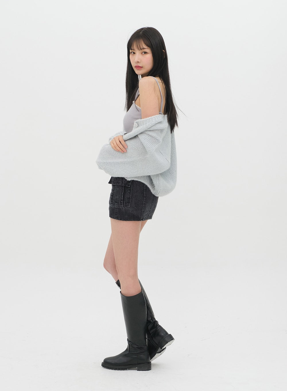 Denim Mini Skirt J21
