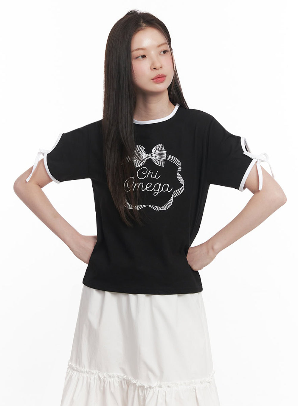 Ribbon Cut Graphic T-Shirt IY509