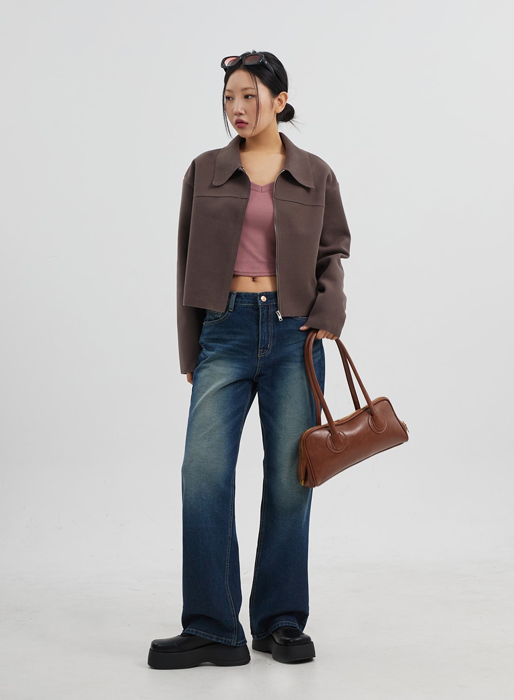 Dark Wash Bootcut Jeans CJ319