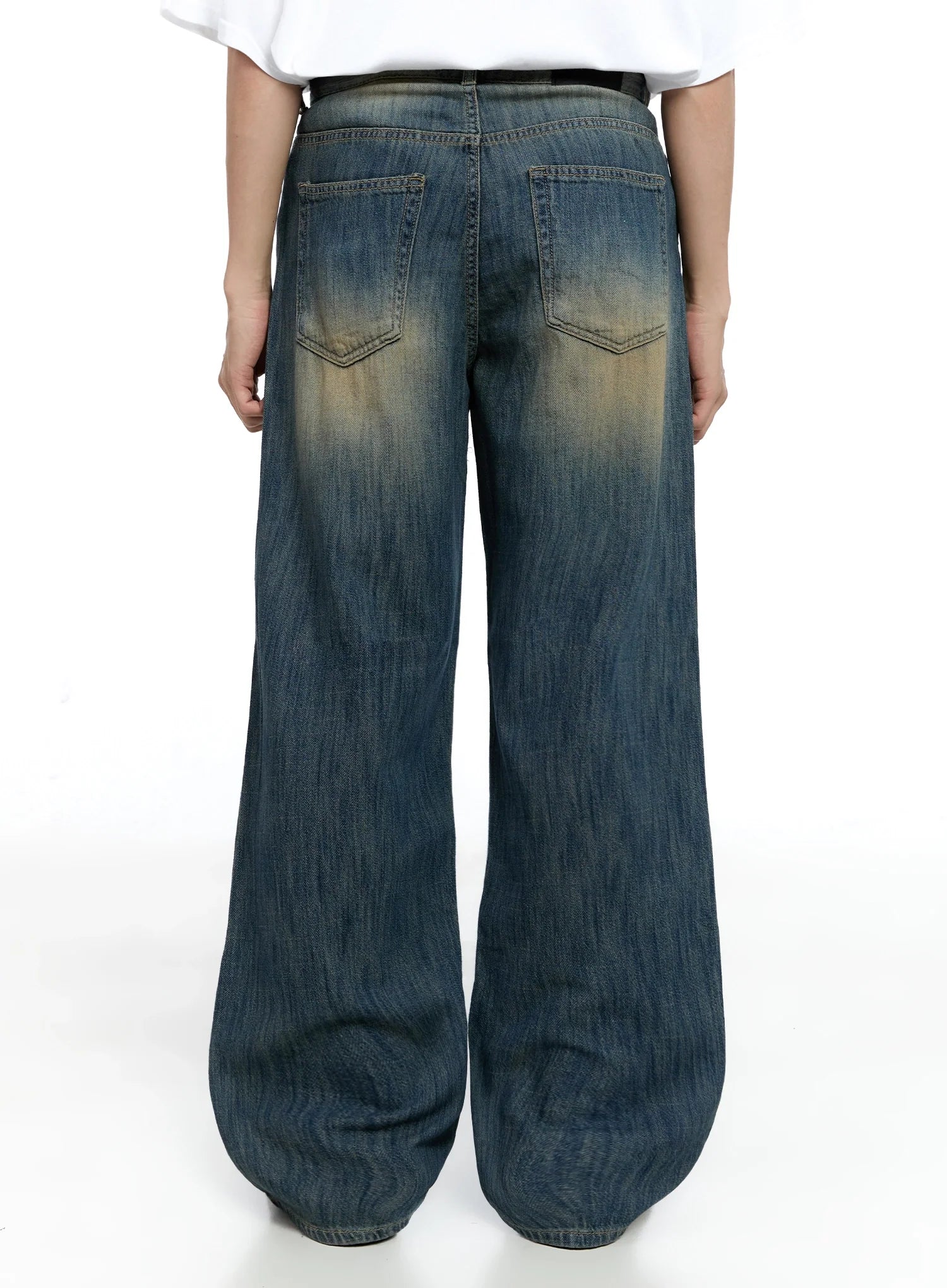 Men's Vintage Wide-Leg Jeans IG520